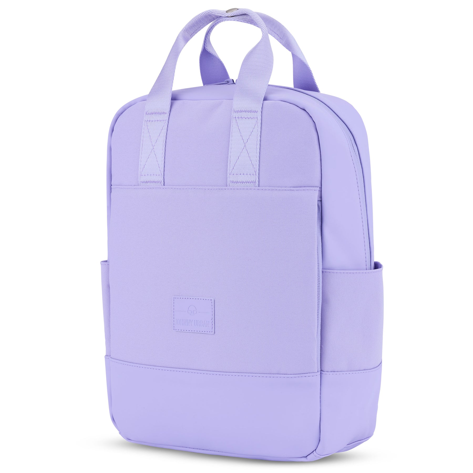 Johnny Urban Rucksack 'Jona Medium' in flieder-lila, mittlere Größe, rechteckige Form, zwei Tragegriffe oben