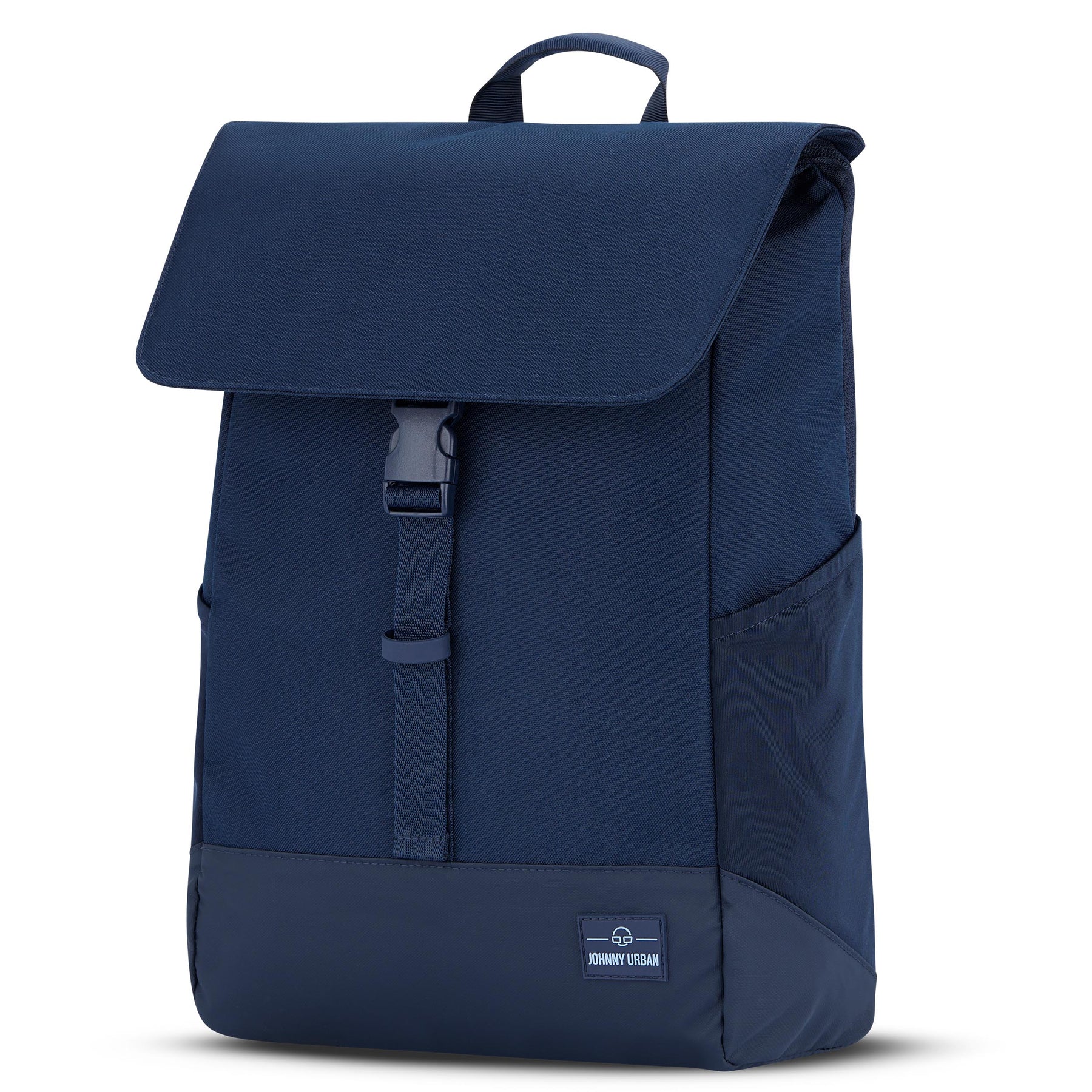 Blauer Tagesrucksack 'Mika' von Johnny Urban mit Klappe und Schnallenverschluss