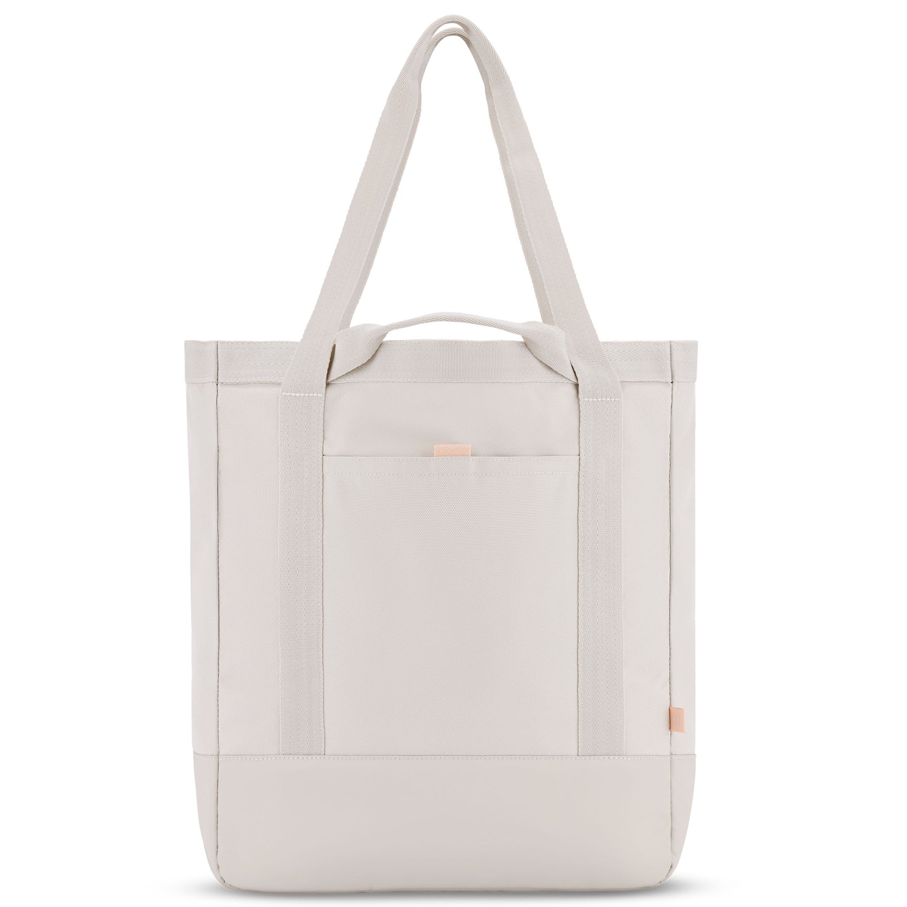 Beige Tote Bag 'Jessy' von Johnny Urban mit zwei Tragegriffen und Fronttasche