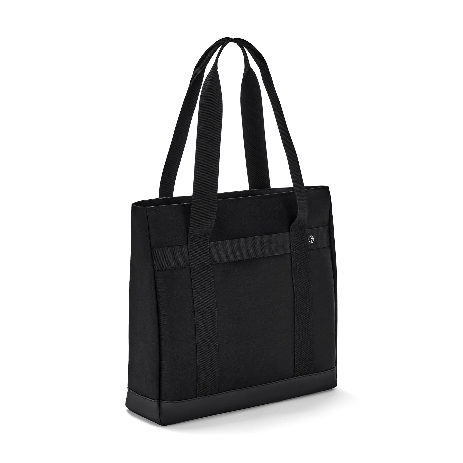 Schwarze Tote-Bag Shopper 'Kim' von Johnny Urban aus Stoff mit langen Griffen