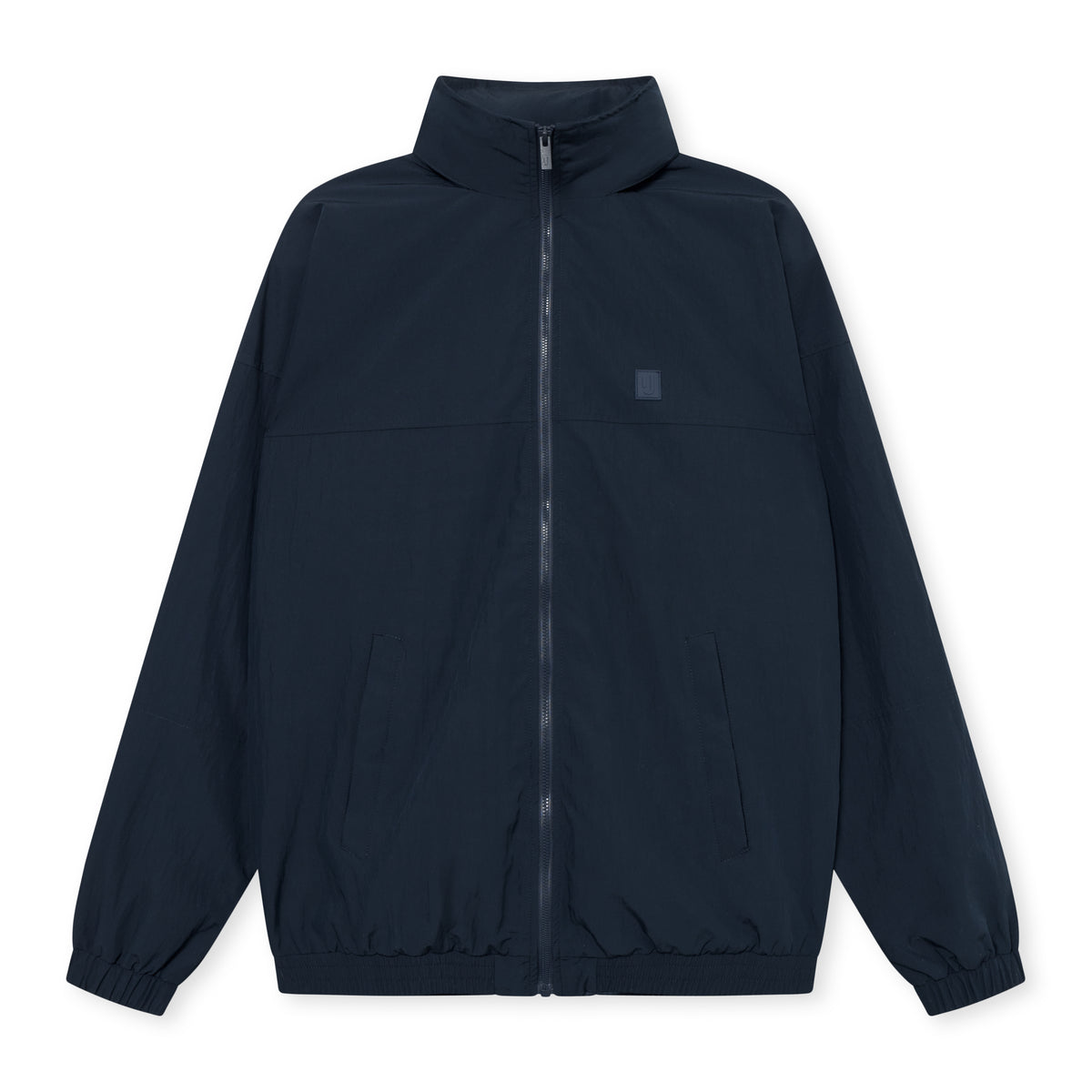 Übergangsjacke 'Lennon' in dunkelblau mit Stehkragen und Reißverschluss