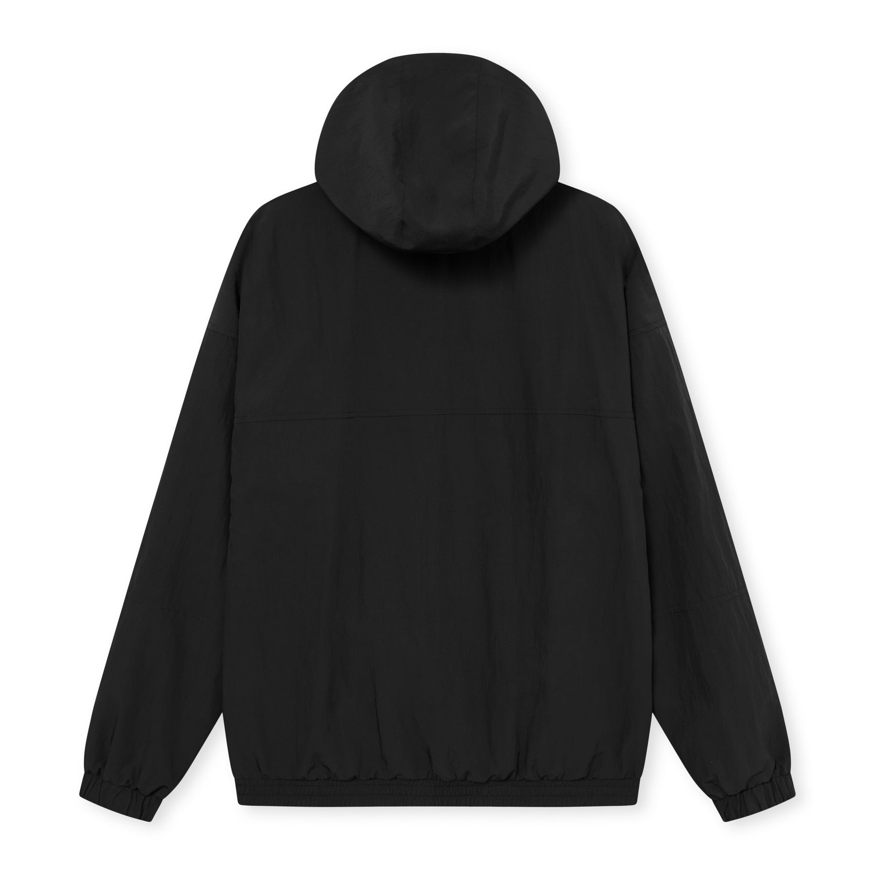 Schwarze Herren-Übergangsjacke 'Lennon' mit Kapuze und elastischen Bündchen