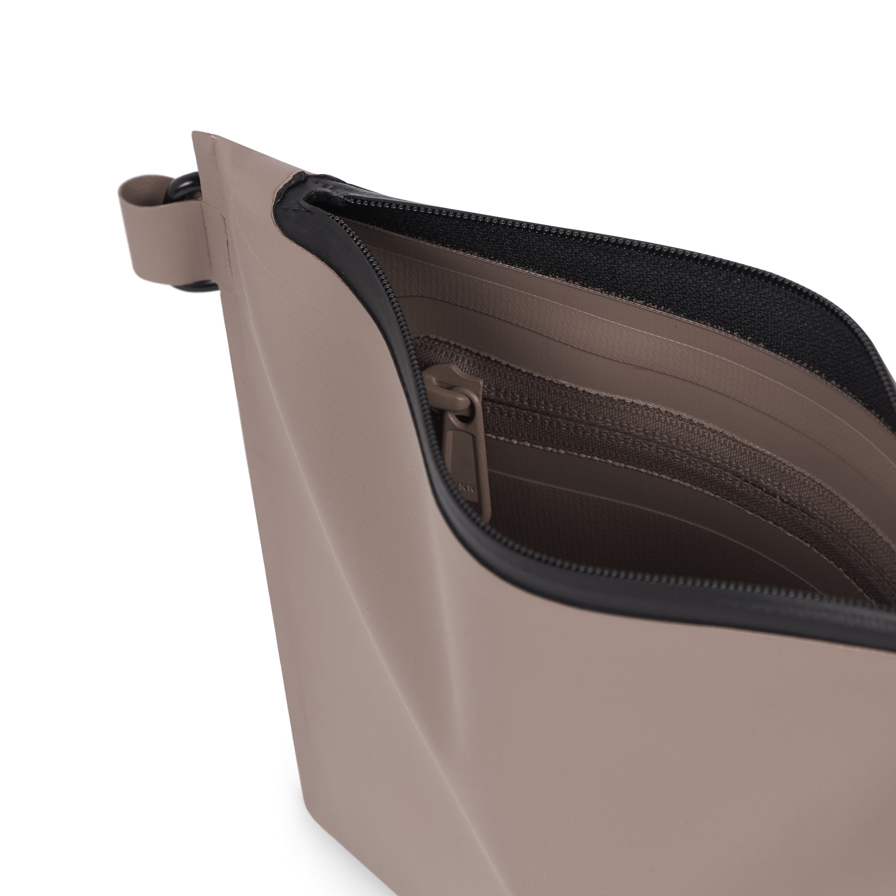 Beige Dry Bag 'Alfie' mit Reißverschluss und Innenfach