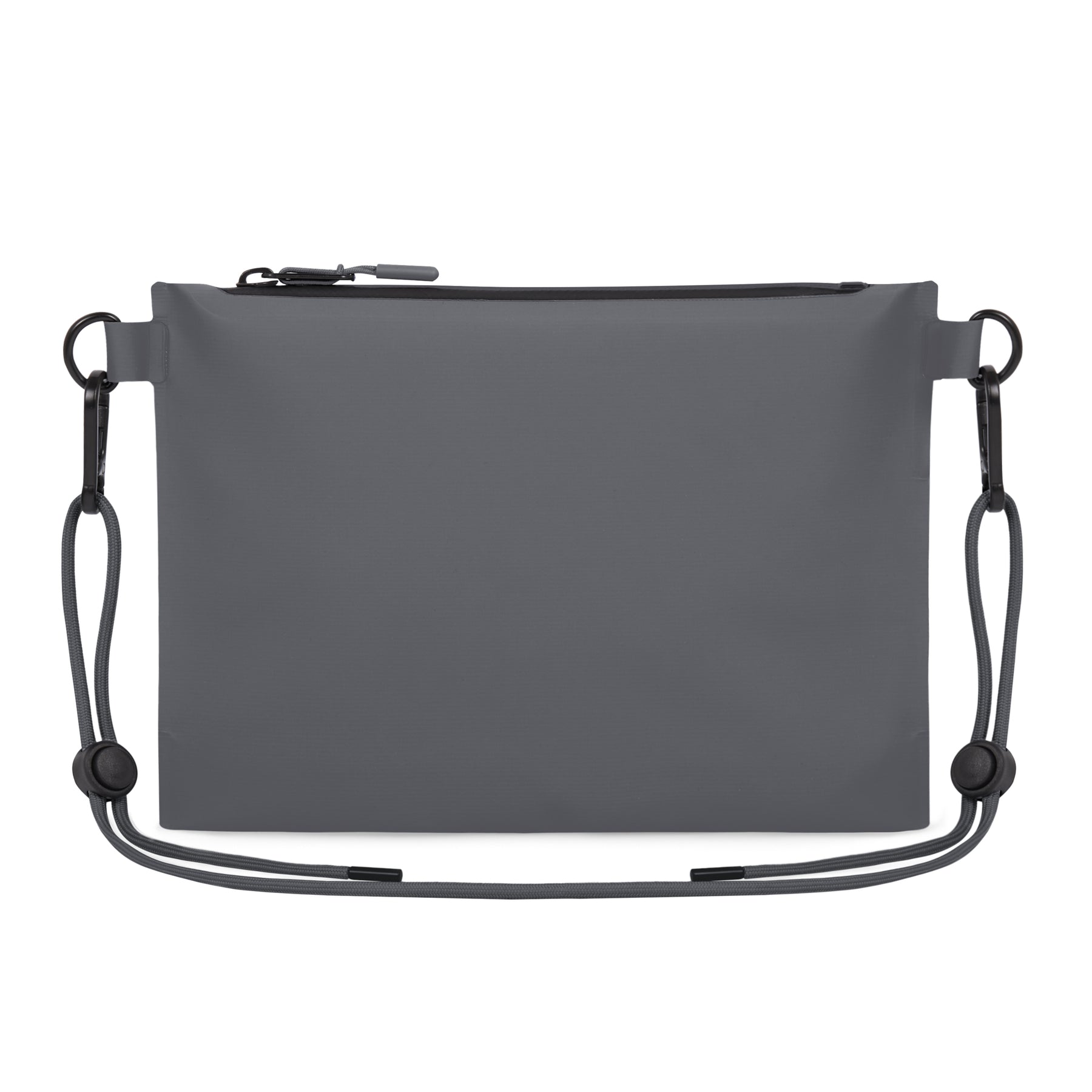 Wasserdichte Umhängetasche 'Alfie' von Johnny Urban, dunkelgrau mit verstellbarem Band und Reißverschluss