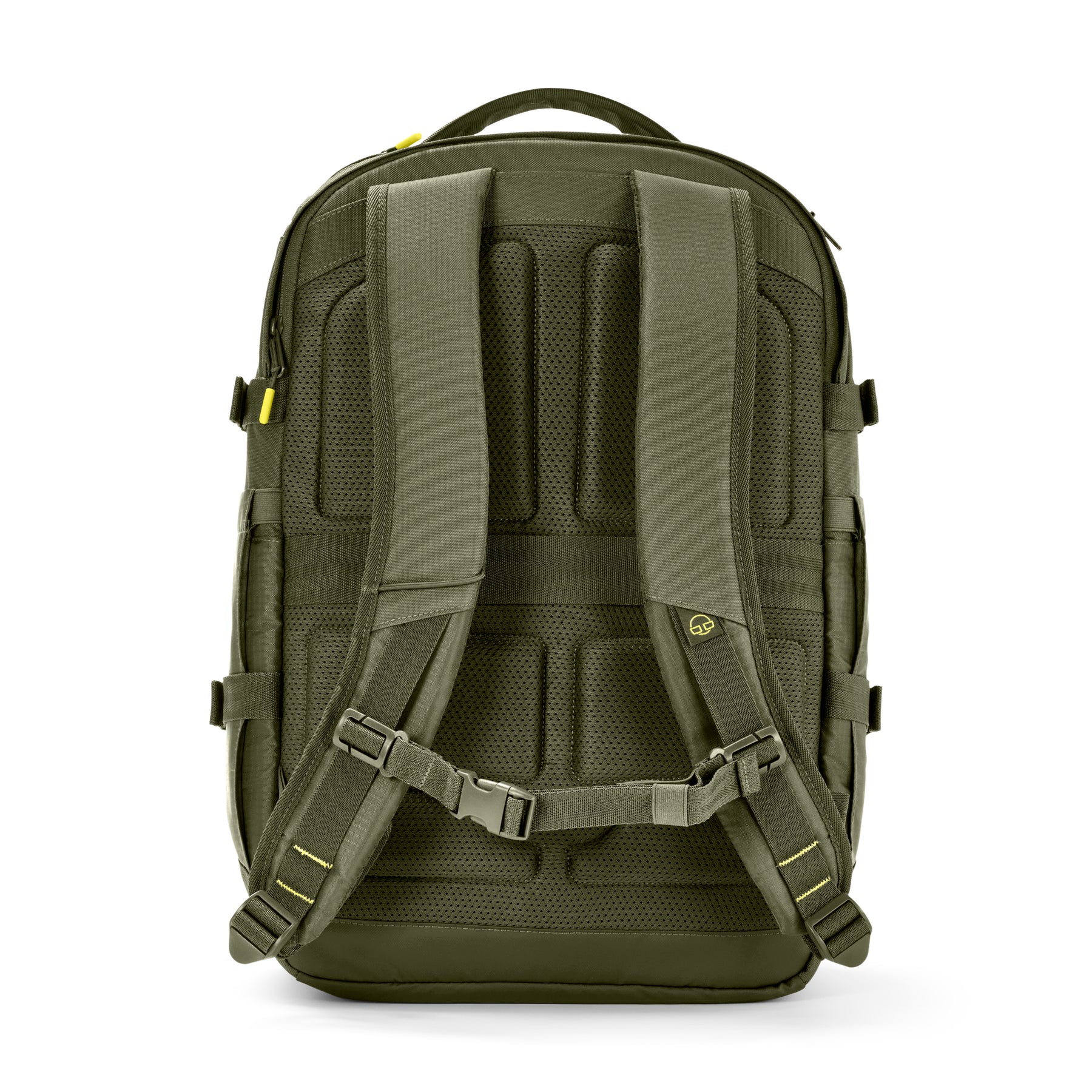 Rucksack 'Jack' in Olive von Johnny Urban, ergonomisch gepolstert mit verstellbaren Schultergurten und Brustgurt