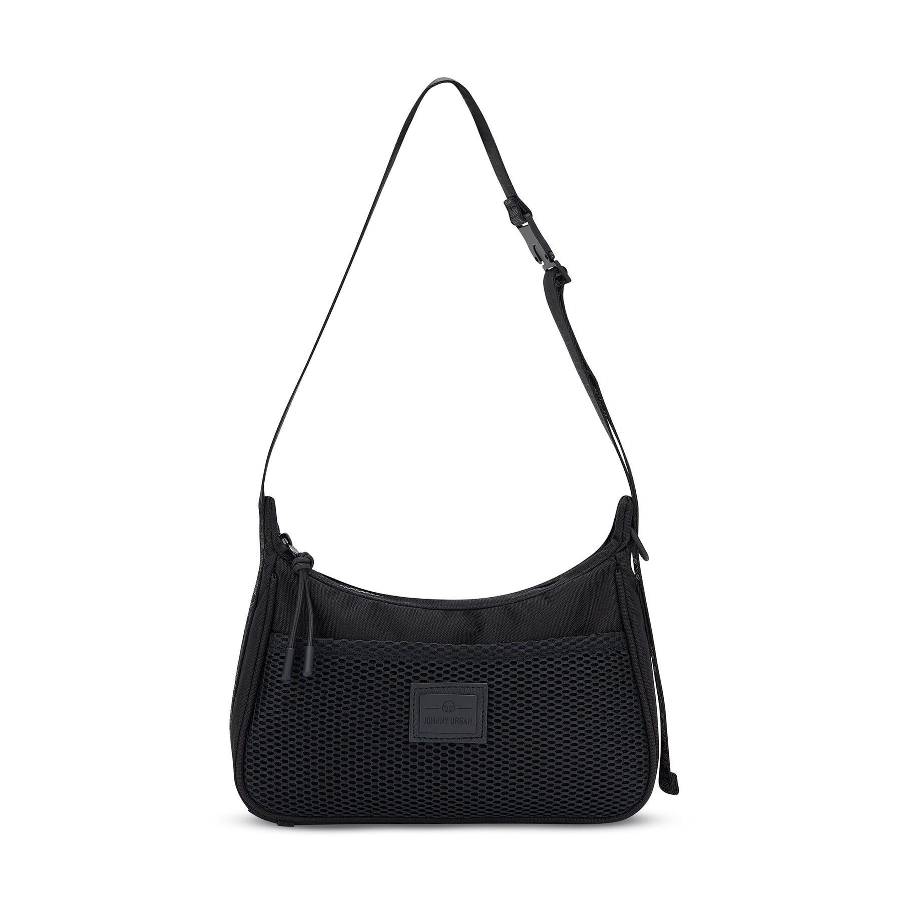 Schwarze Handtasche 'Maddy' von Johnny Urban mit rechteckigem Design und verstellbarem Schultergurt