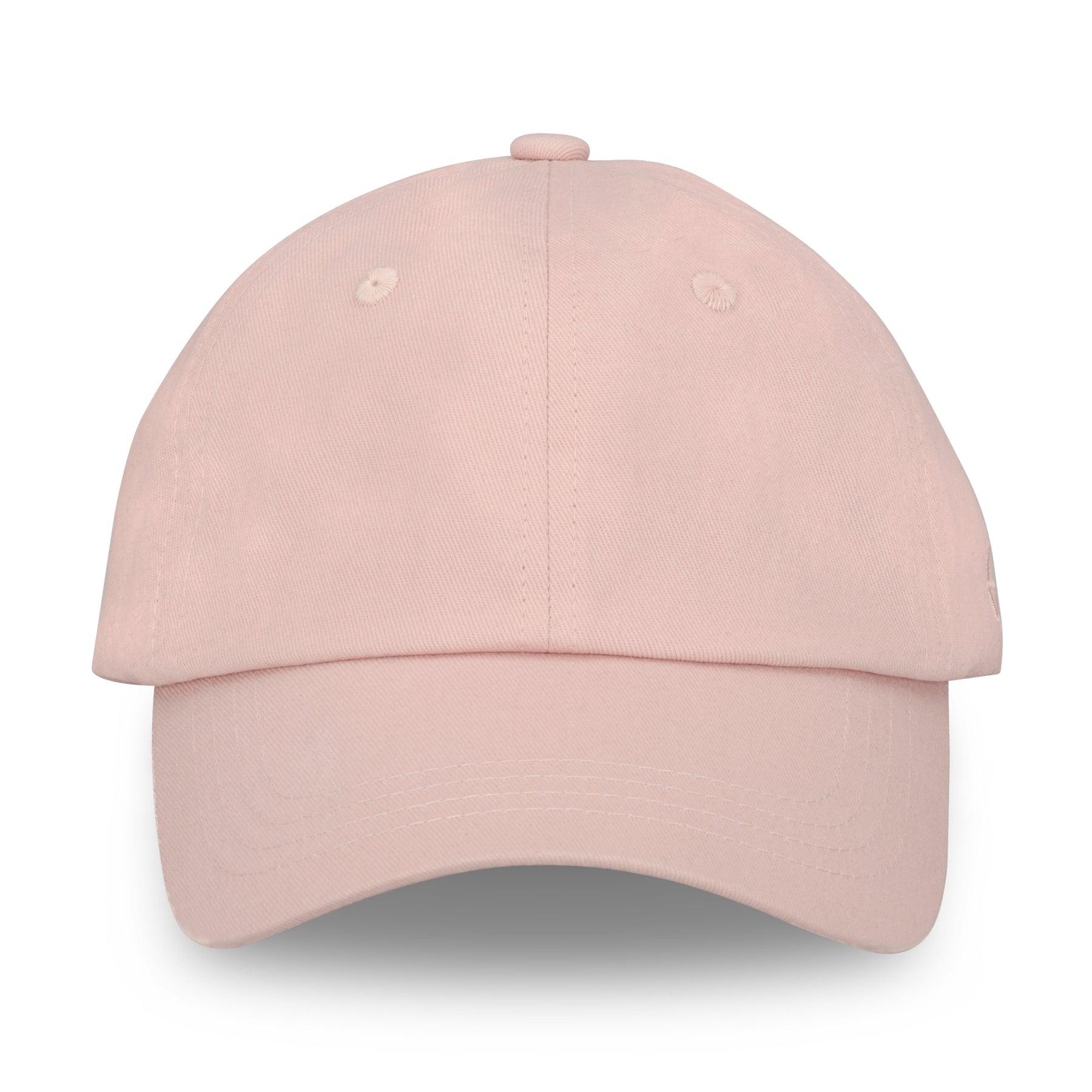 Rosa Baseball-Cap 'Jen' für Damen mit gebogenem Schirm und sechs Ösen