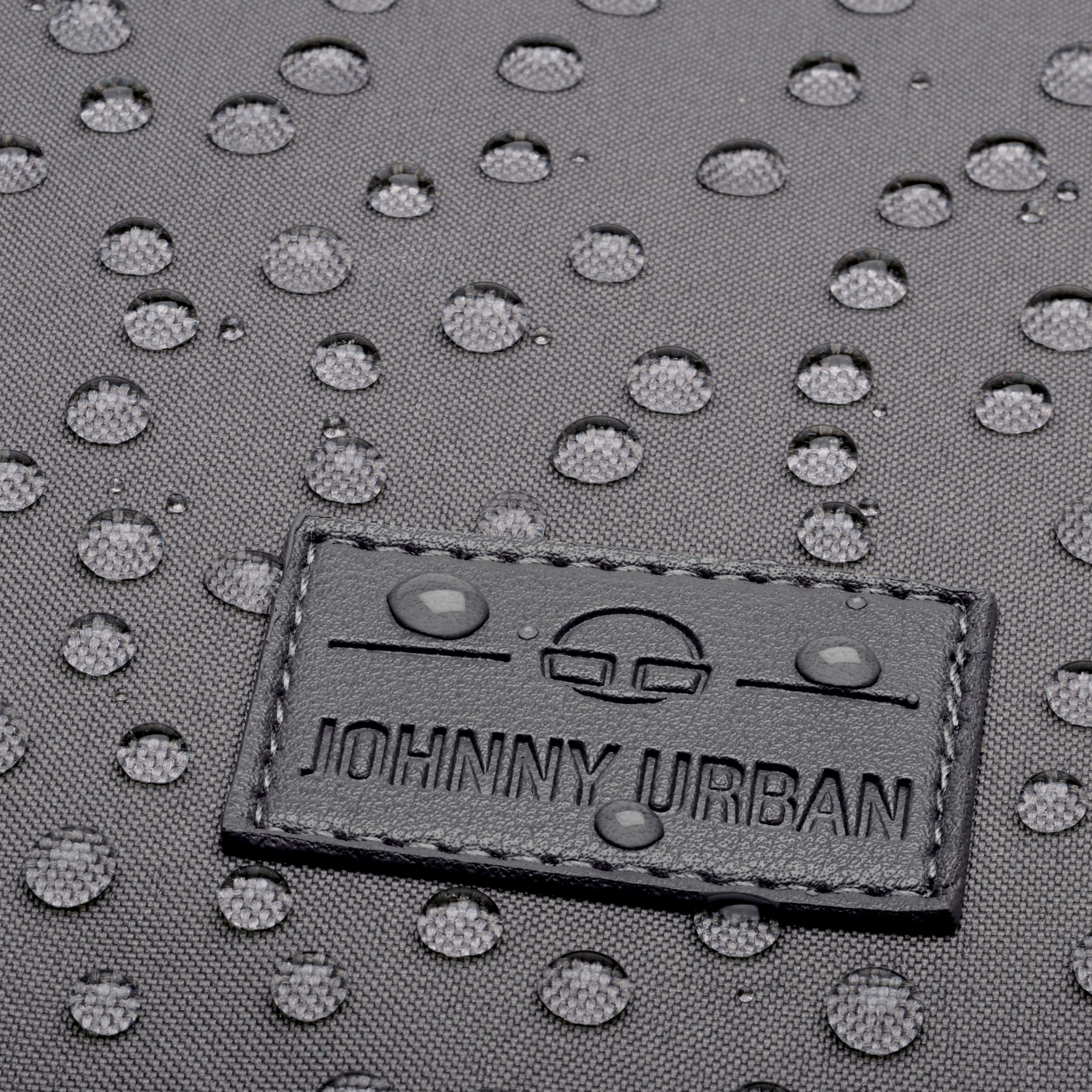 Wasserabweisendes graues Material des Business-Rucksacks 'Jasper' mit Johnny Urban Logo