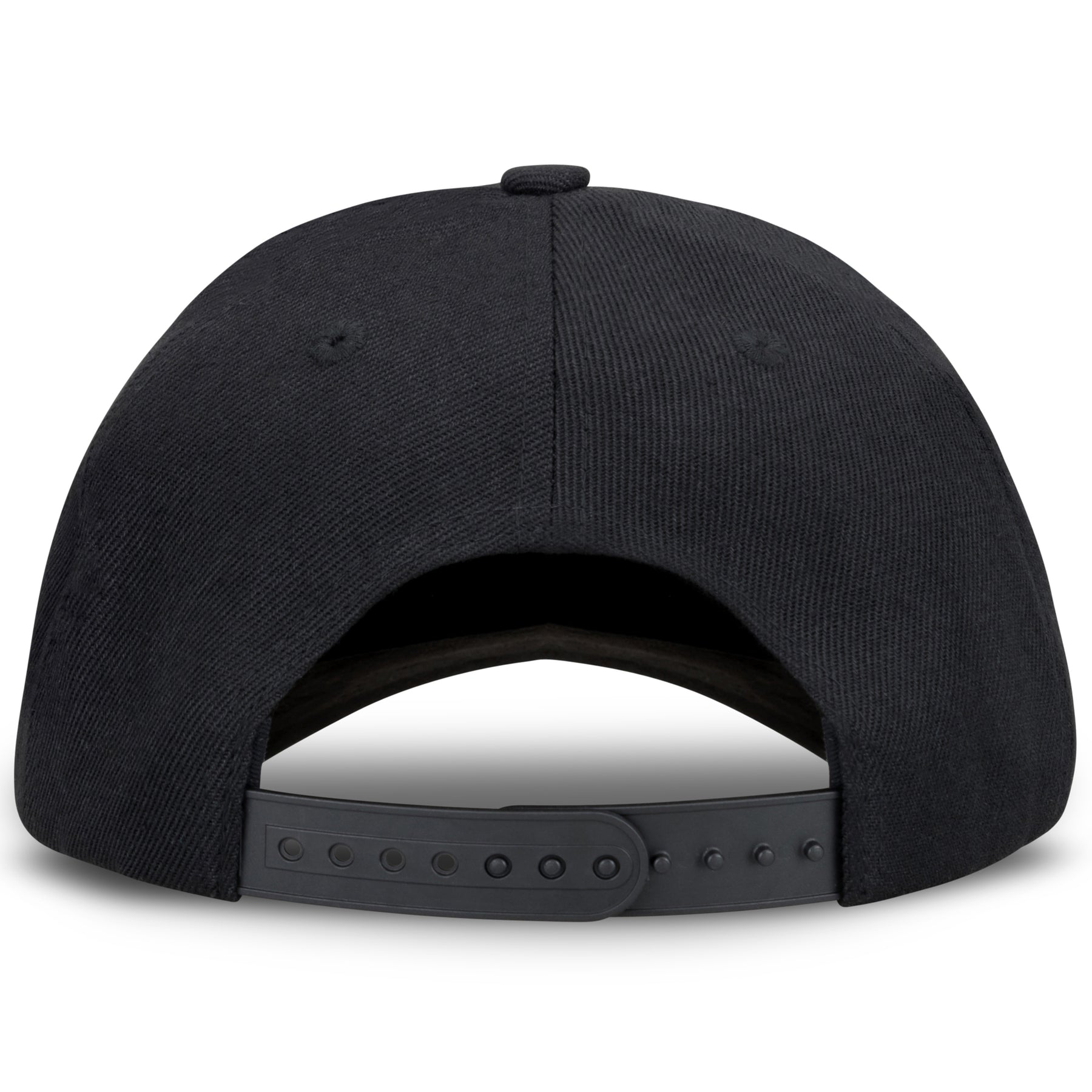 Schwarze Herren-Cap "Dean" mit verstellbarem Verschluss von hinten
