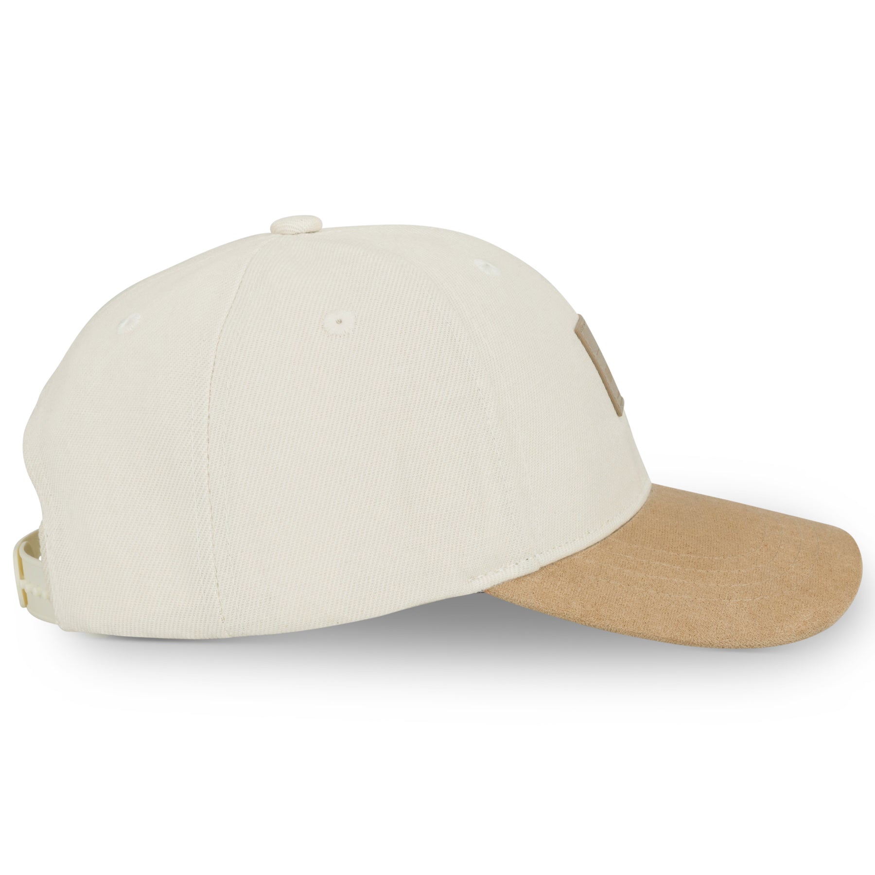 Beige Cap 'Dean' mit gebogenem Schirm und verstellbarem Verschluss