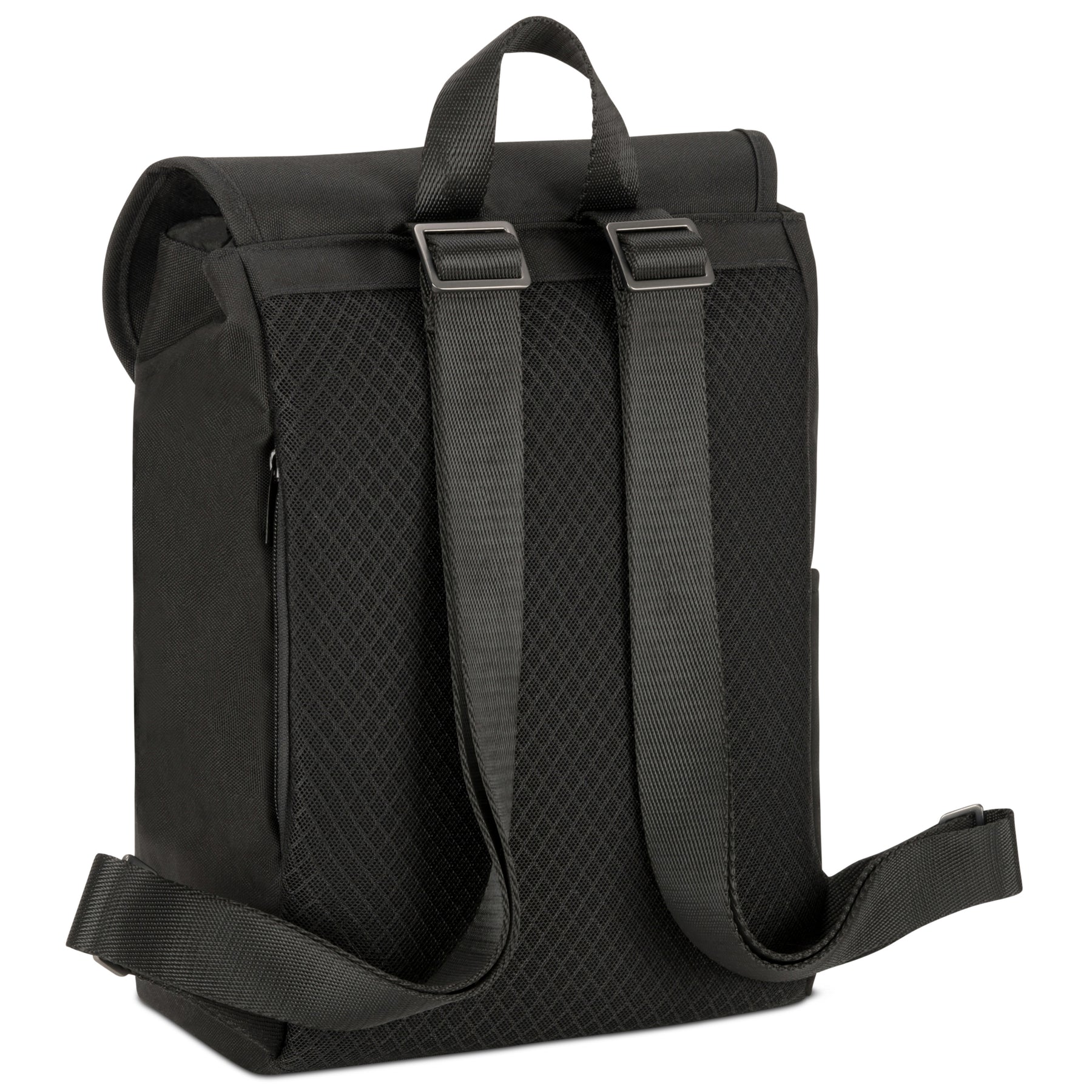 Rucksack Damen 'Romy' schwarz mit gepolstertem Rücken und verstellbaren Trägern