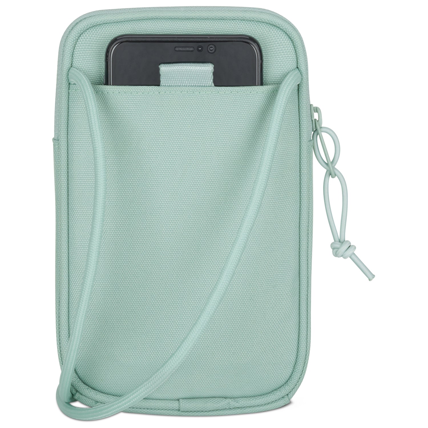 Kleine Umhängetasche 'Josh' in Mint mit Handytasche und verstellbarem Trageriemen
