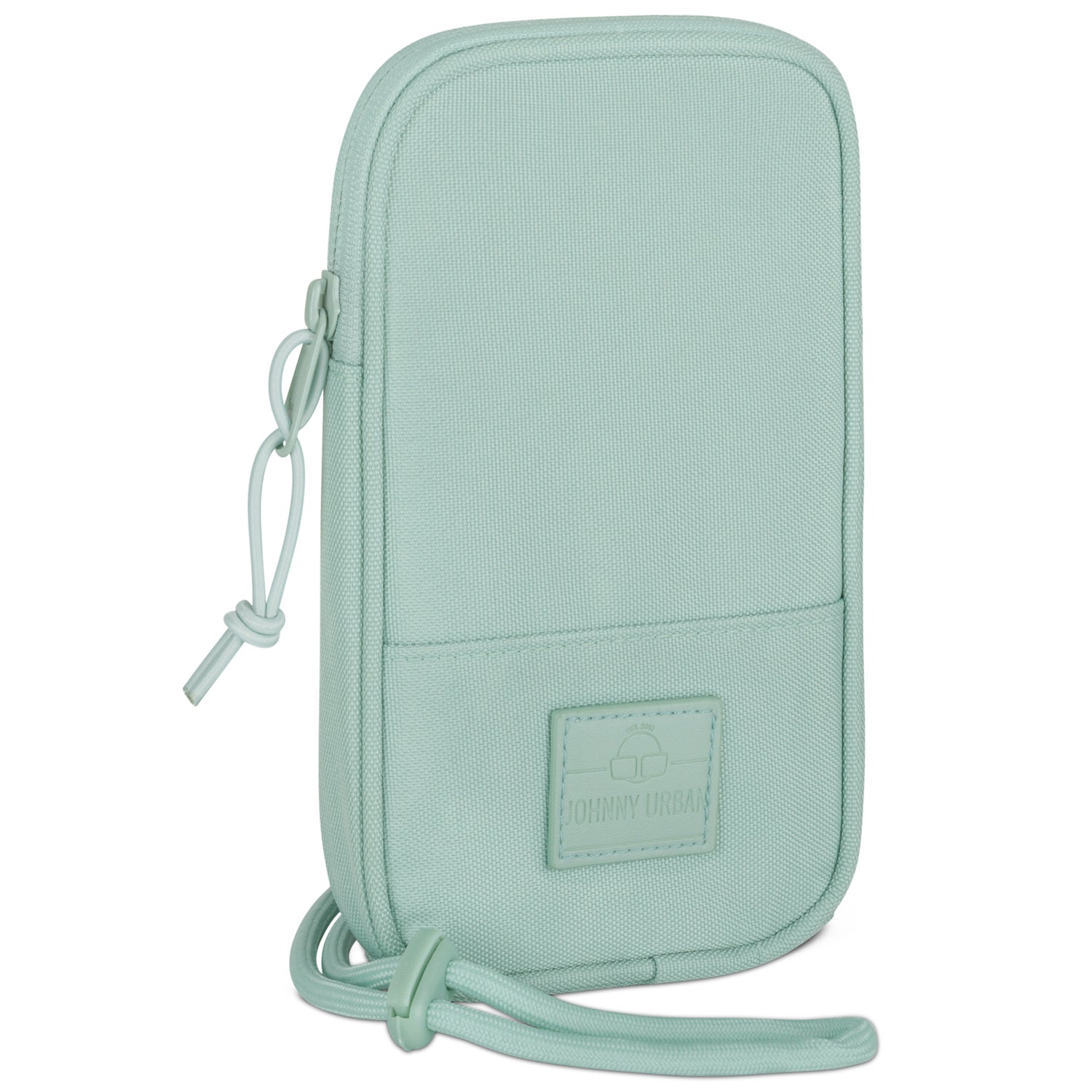 Umhängetasche 'Josh' von Johnny Urban in mintgrün, kleine rechteckige Form aus robustem Material mit Reißverschluss