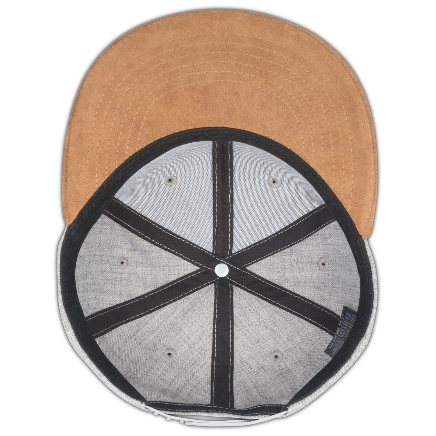 Innenseite der Johnny Urban Cap 'Dean' mit braunem Schirm und schwarzem Besatz