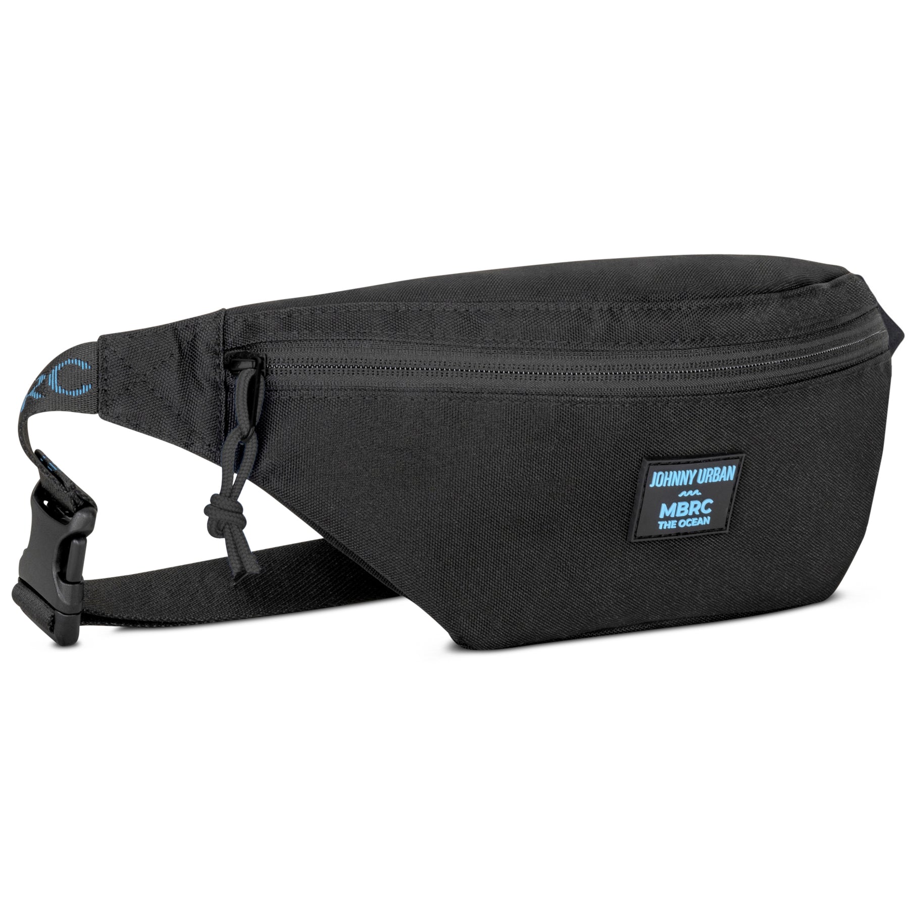 Schwarze Bauchtasche ‚Erik‘ MBRC Edition von Johnny Urban mit Reißverschluss und verstellbarem Gurt
