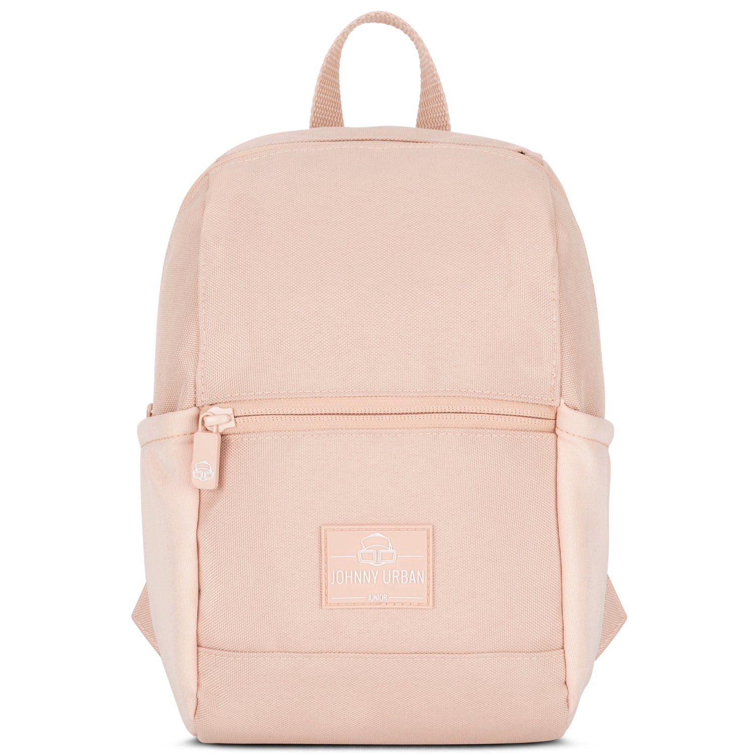 Kinderrucksack Leo von Johnny Urban in Rosa mit Frontreißverschluss und Seitentaschen