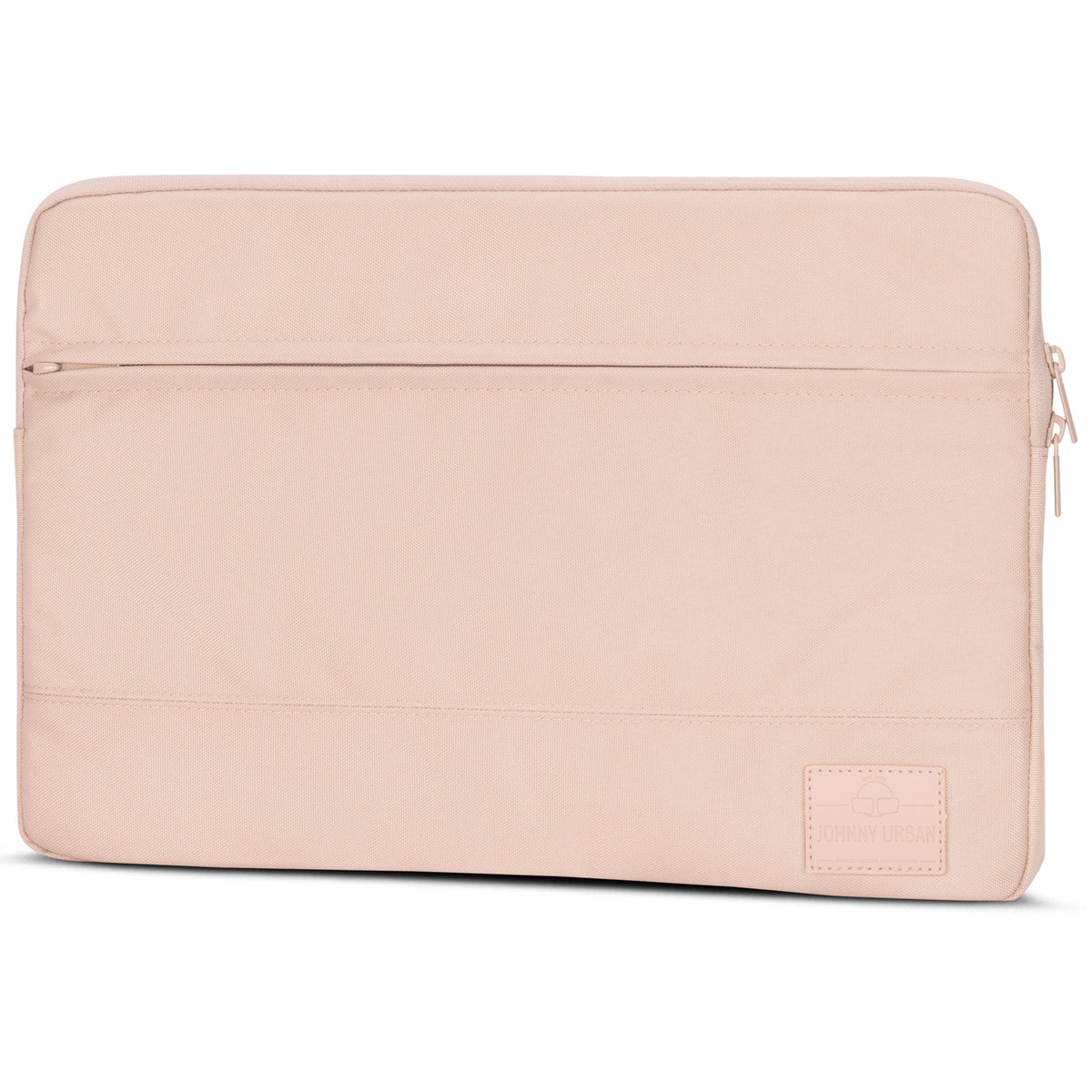 Johnny Urban Laptophülle 'Jake' in Rosa für 13-16 Zoll Geräte mit Reißverschluss und Logo-Patch