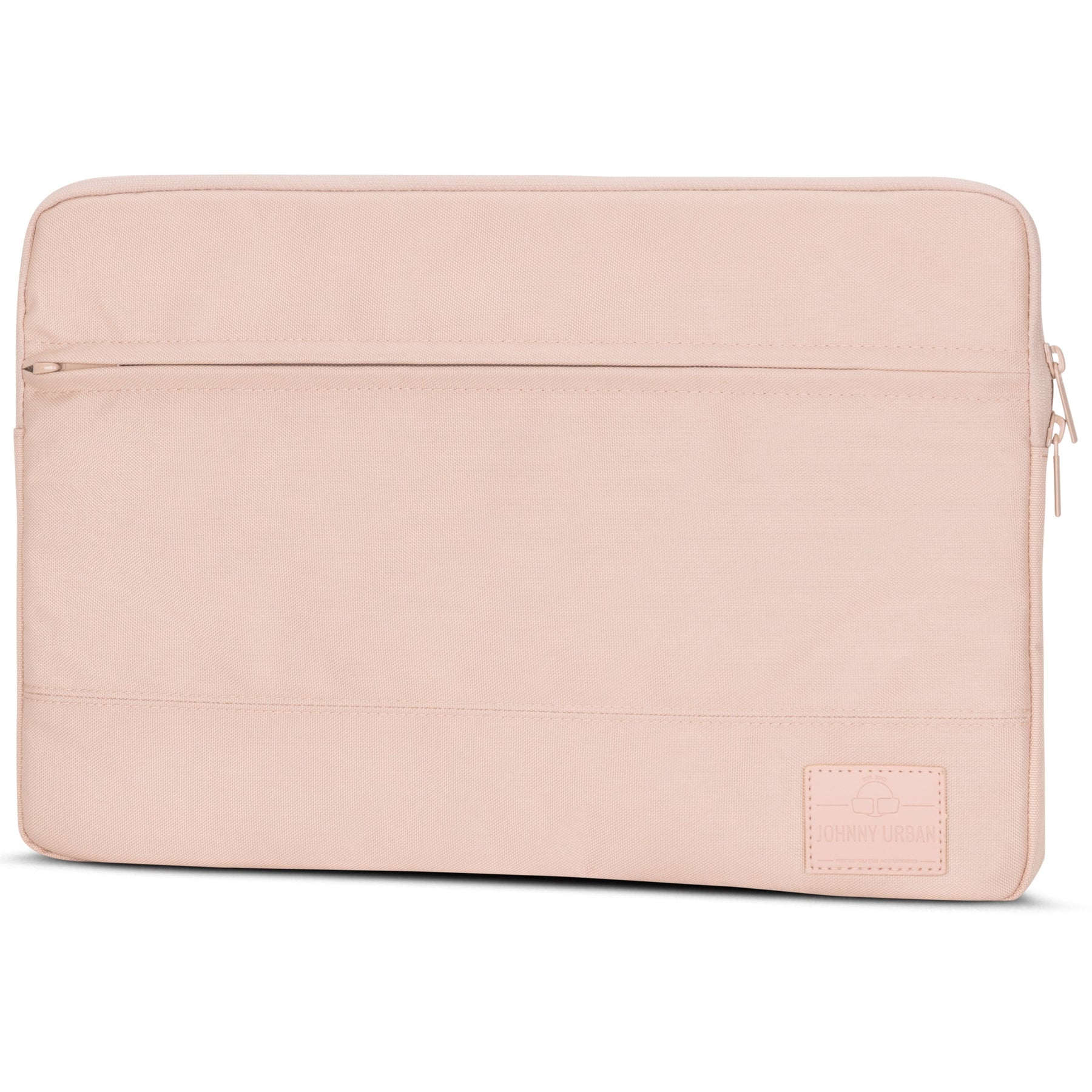 Johnny Urban Laptophülle 'Jake' in Rosa für 13-16 Zoll Geräte mit Reißverschluss und Logo-Patch