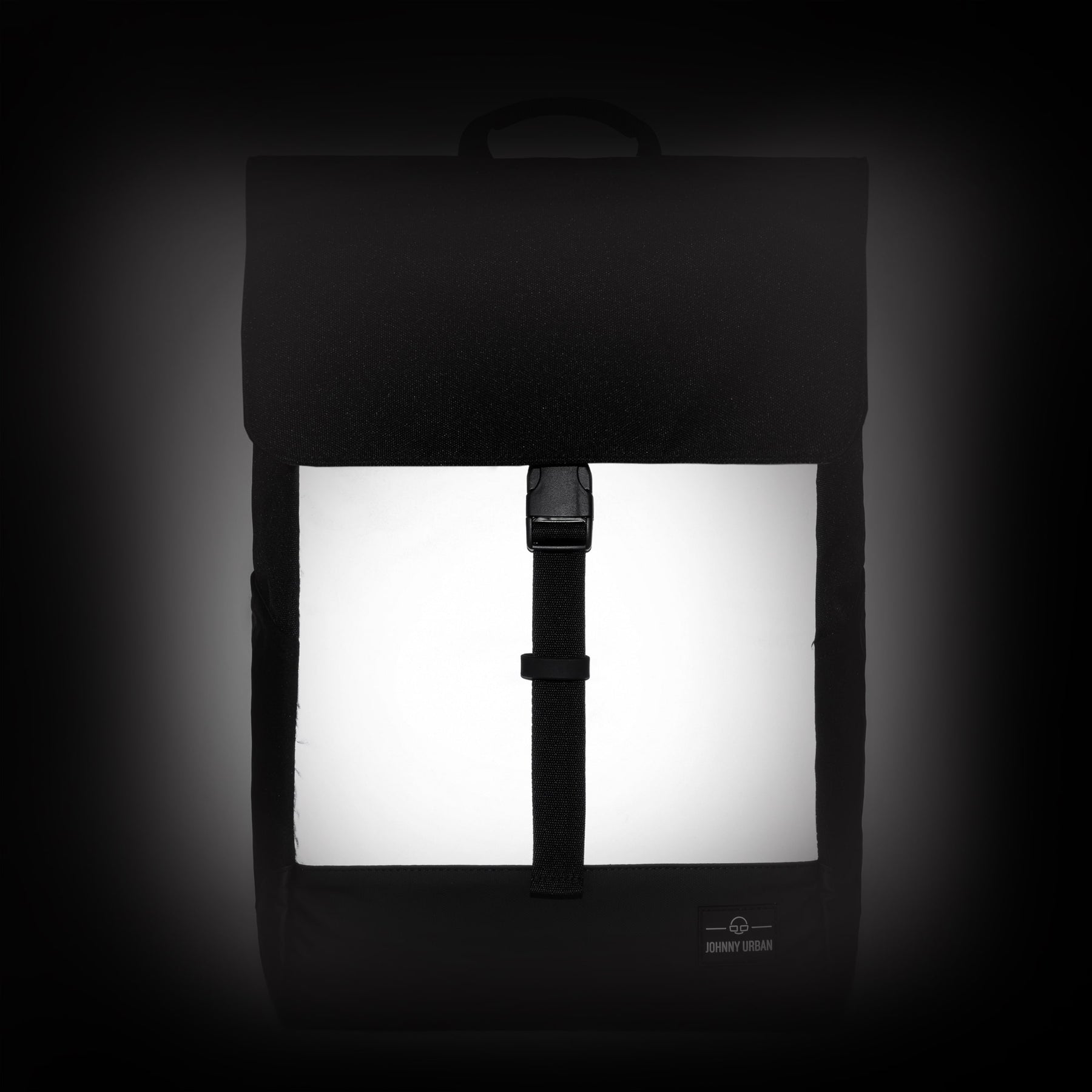 Reflektierender Johnny Urban Rucksack 'Mika' mit schwarzem Verschlussriemen