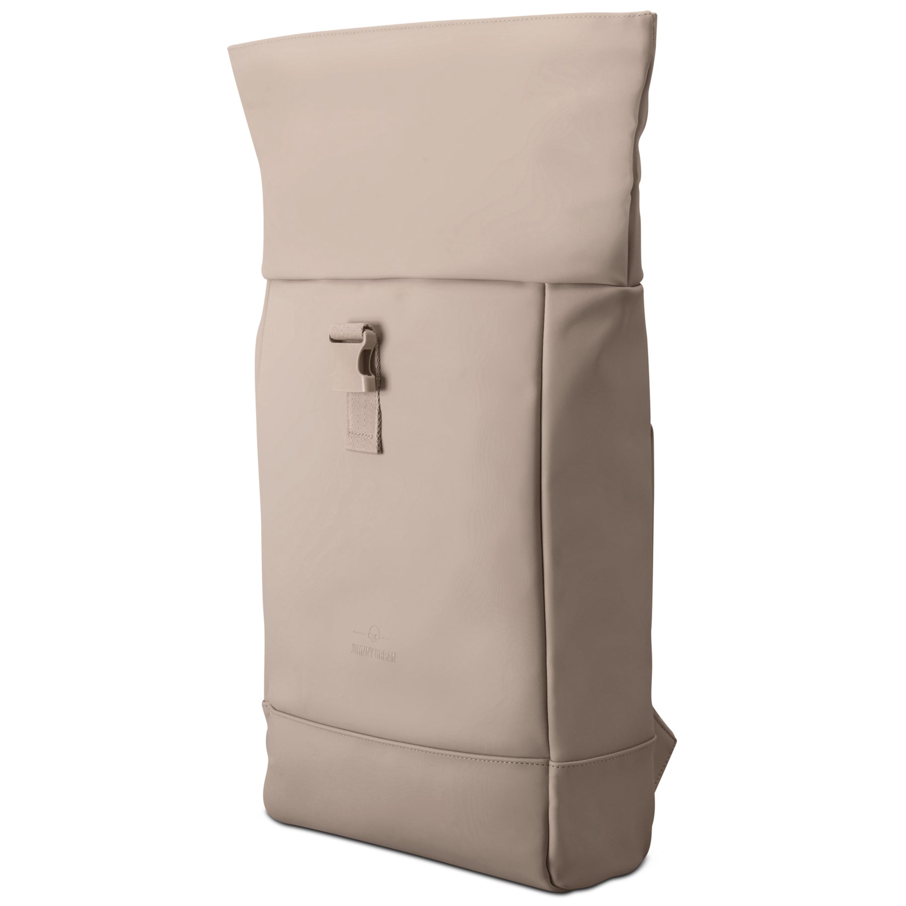 Beiger Rolltop Rucksack 'Harvey Medium' von Johnny Urban mit minimalistischer Schnalle