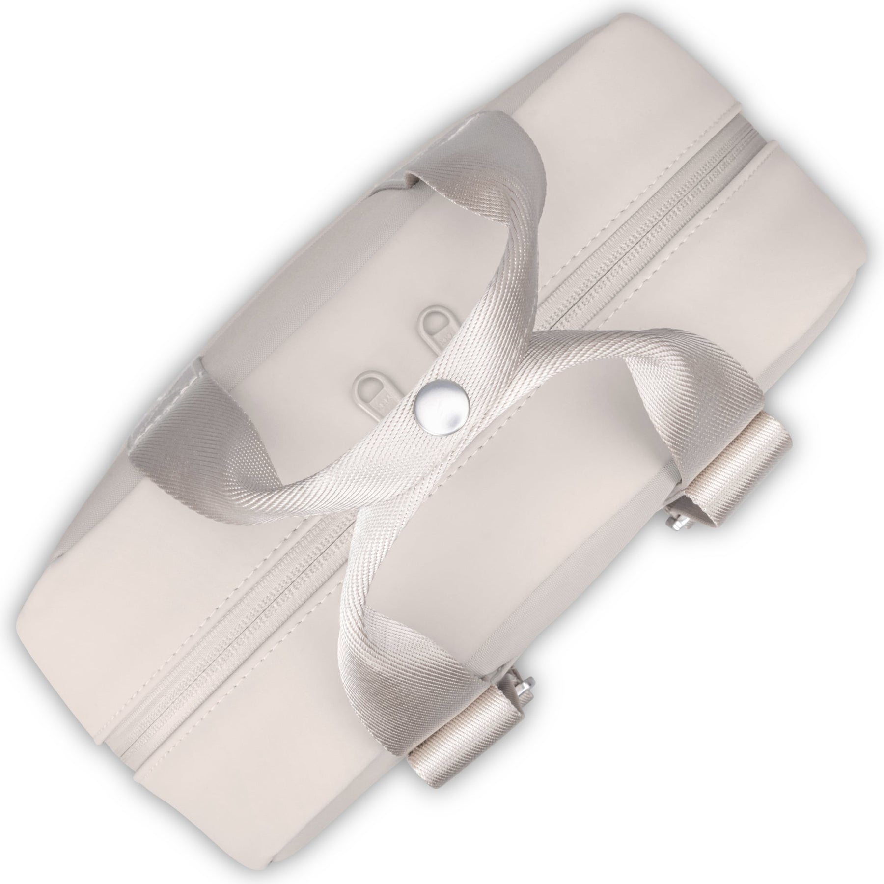 Beiger Johnny Urban Rucksack 'Jona Medium' mit zwei langen Reißverschlüssen und Tragegriffen