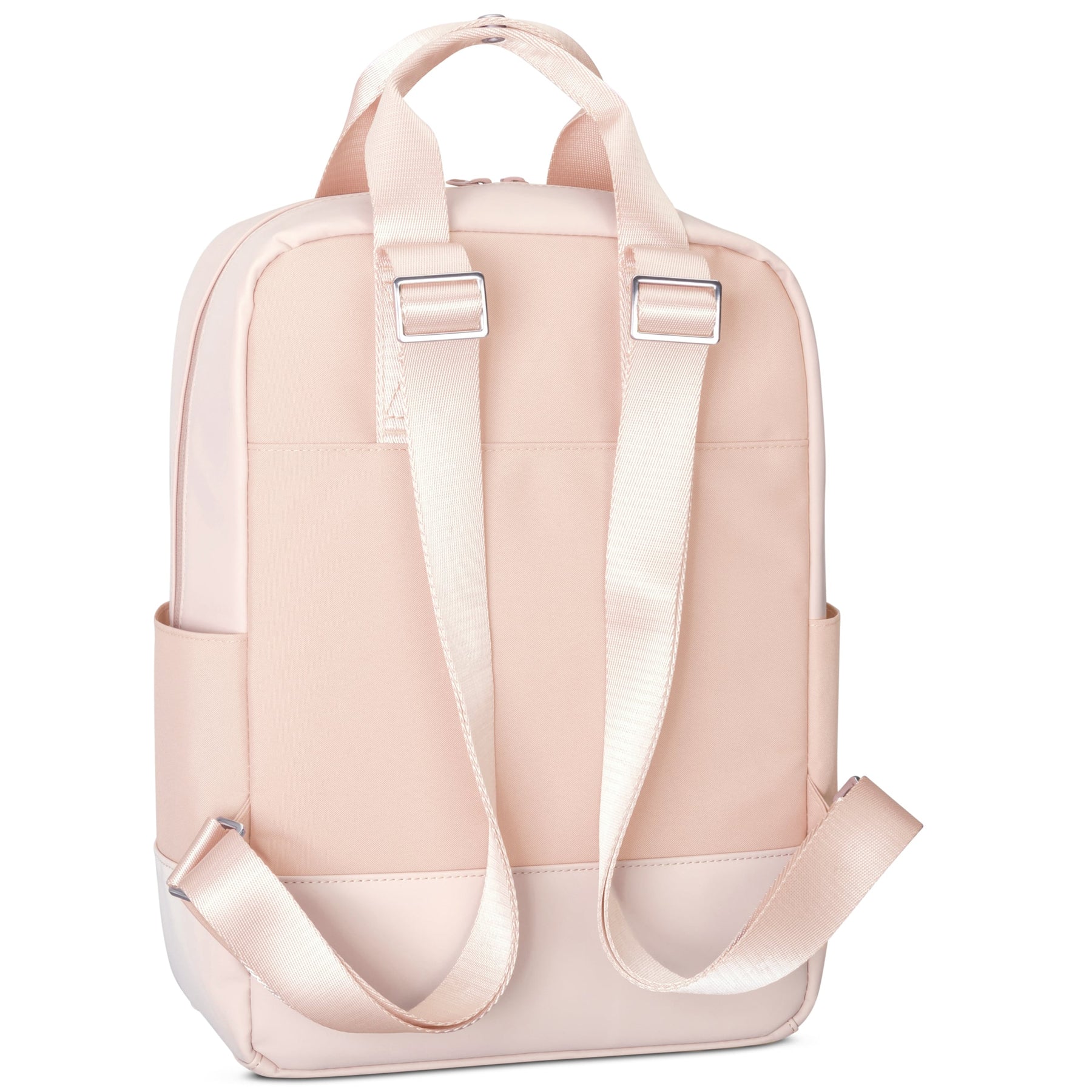 Rucksack 'Jona Medium' in zartem Rosa mit verstellbaren Trägern und seitlichen Taschen
