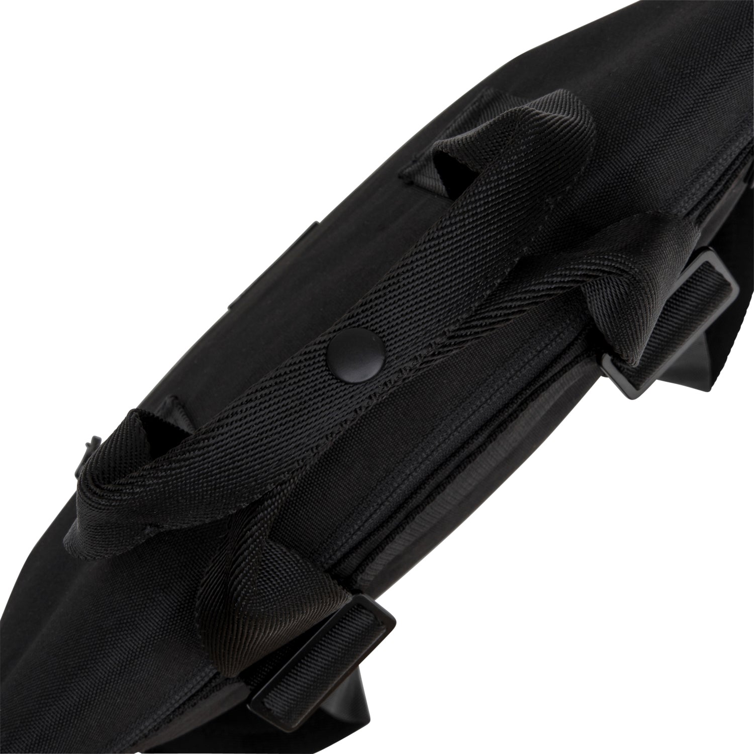 Schwarze Rucksacktasche 'Ivy' mit verstärktem Griff und Tasche aus robustem Material