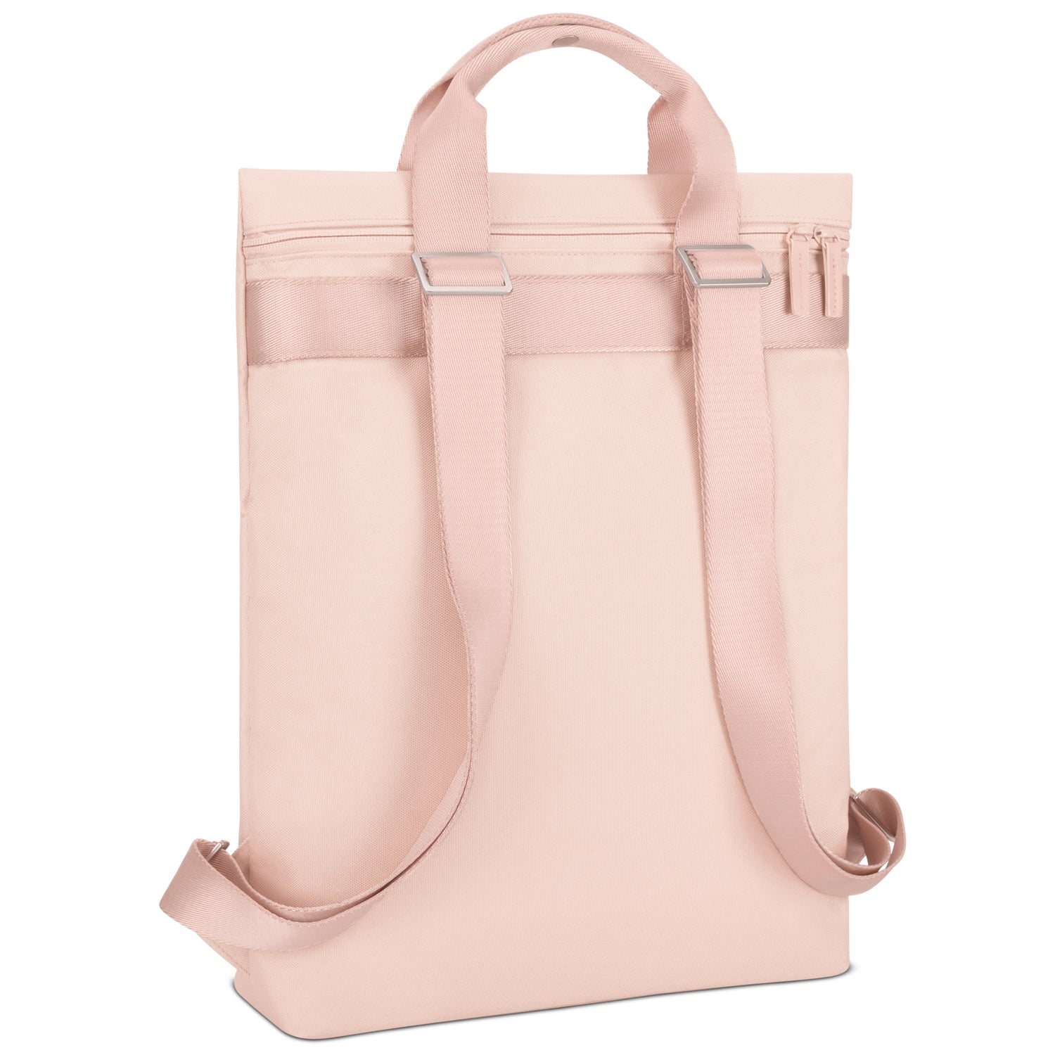 Rucksack Tasche 'Ivy' in Rosa mit verstellbaren Schulterriemen und Griff