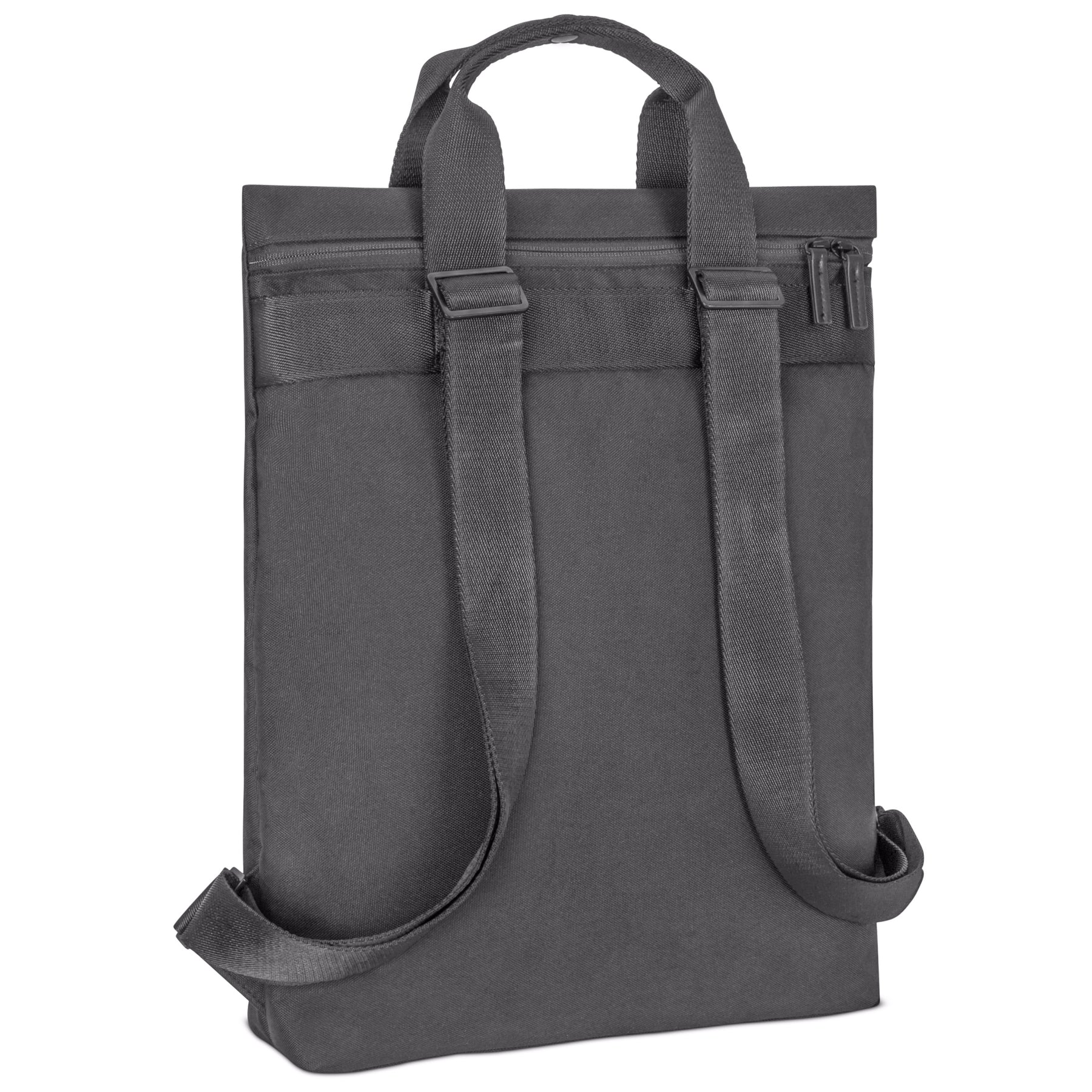 Dunkelgrauer Rucksack 'Ivy' mit verstellbaren Schulterriemen und Tragegriff von Johnny Urban