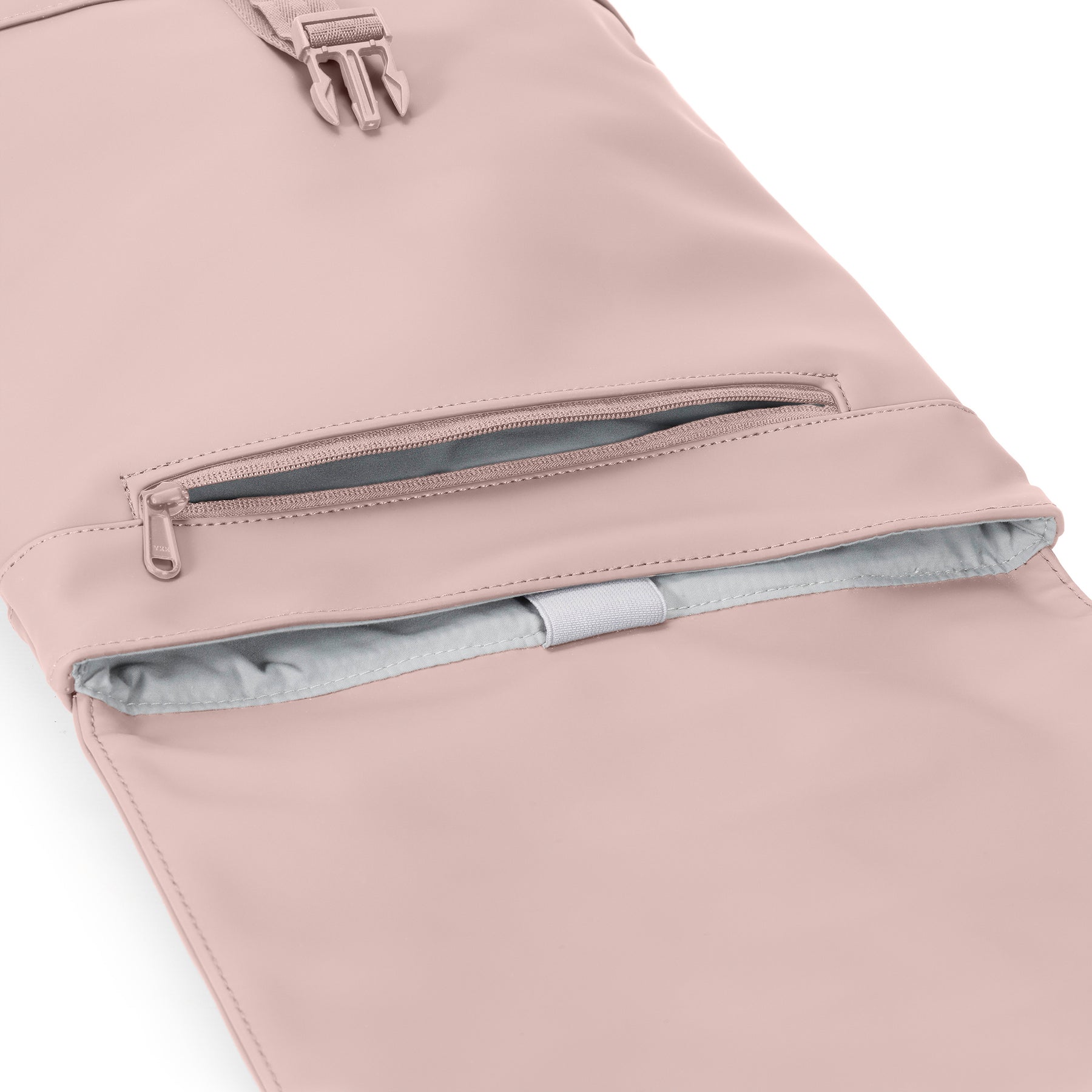 Rucksack Damen 'Ruby' in Rosa mit offenem Hauptfach und Reißverschlusstasche