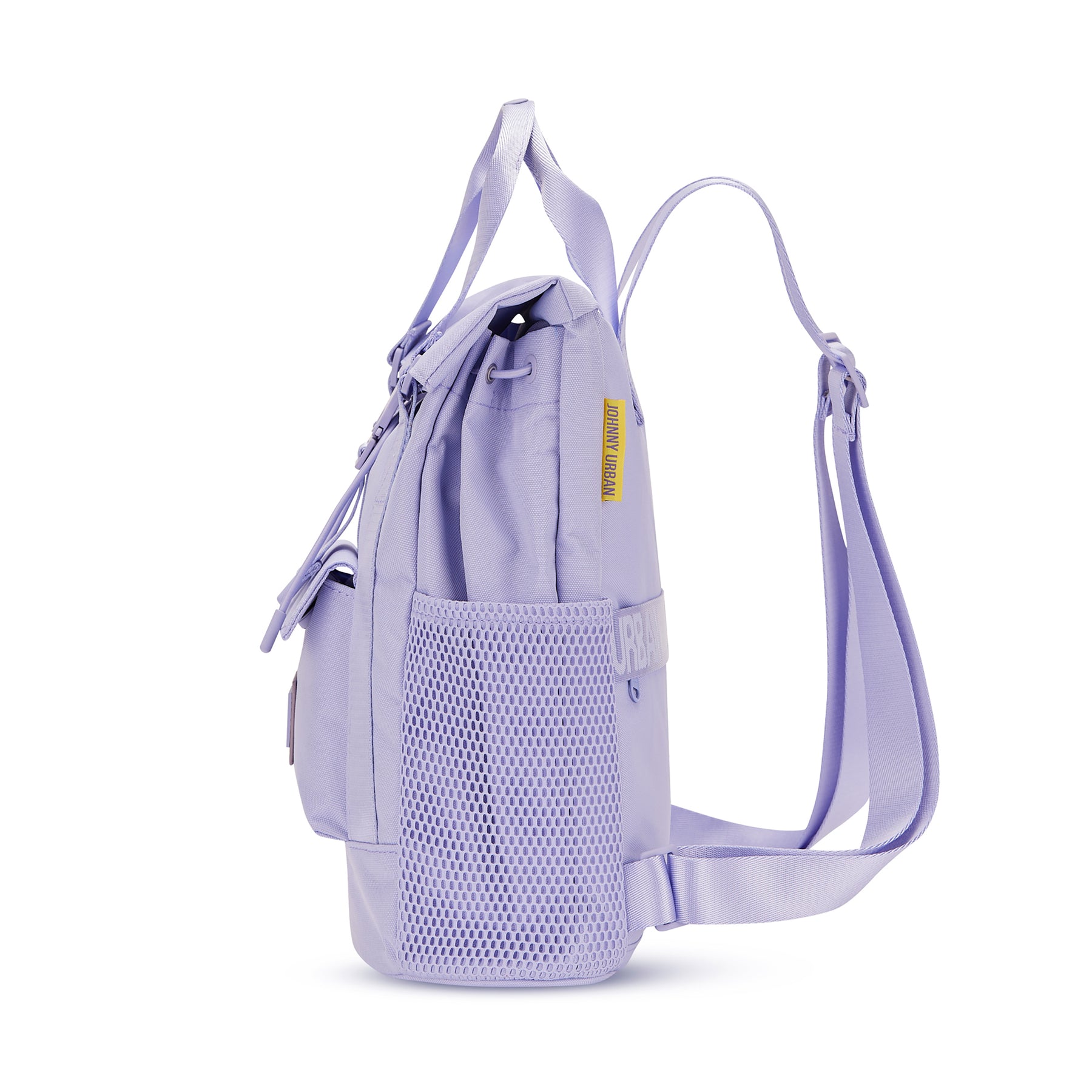Rucksack 'Jules' von Johnny Urban in lila mit Netzseitentasche und verstellbaren Schultergurten