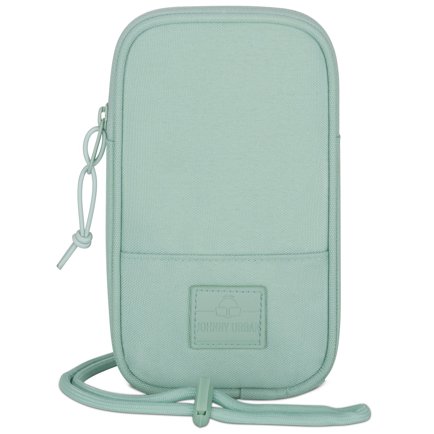 Mintgrüne Umhängetasche 'Josh' von Johnny Urban mit langem Trageriemen und rechteckiger Form