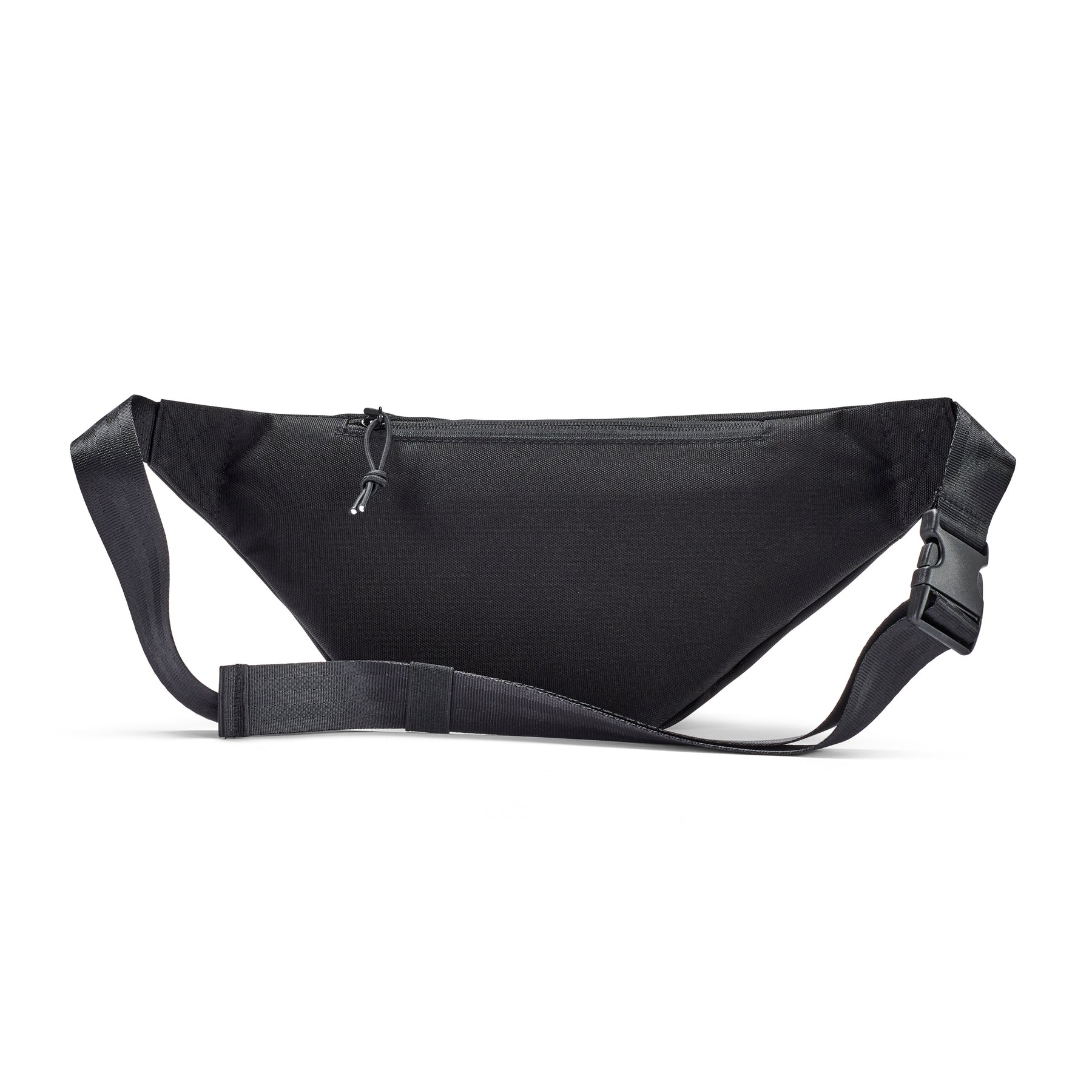 Große schwarze Bauchtasche 'Erik Large' von Johnny Urban mit verstellbarem Gurt und Reißverschluss