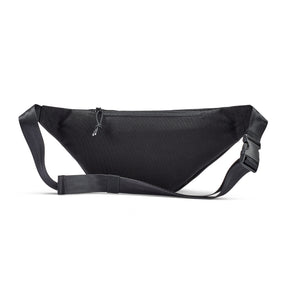 Große schwarze Bauchtasche 'Erik Large' von Johnny Urban mit verstellbarem Gurt und Reißverschluss