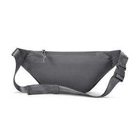 Große dunkelgraue Bauchtasche 'Erik Large' von Johnny Urban mit verstellbarem Gurt und Reißverschlussfach