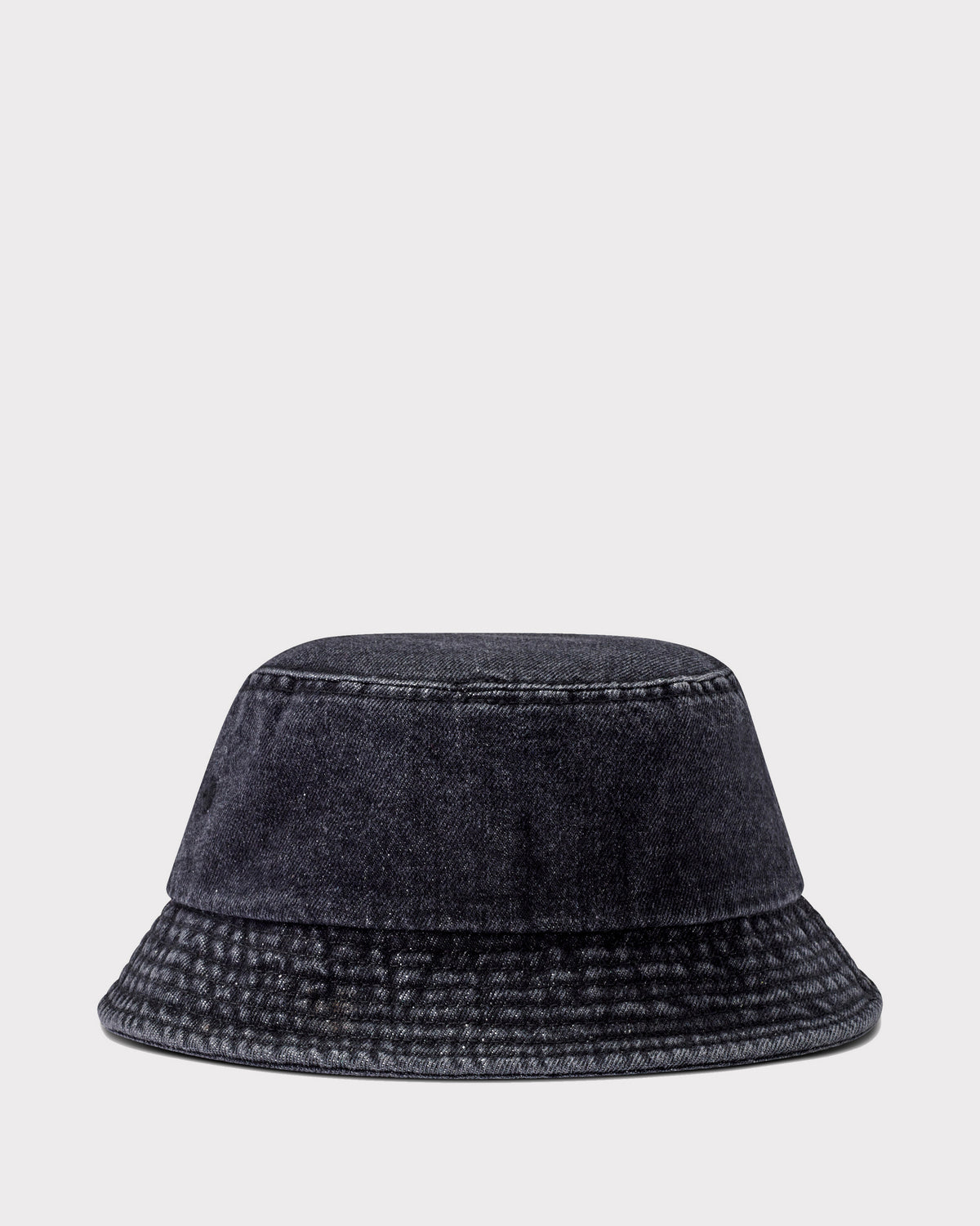 Bucket Hat 'Bob' aus dunklem Denim mit gestepptem Rand