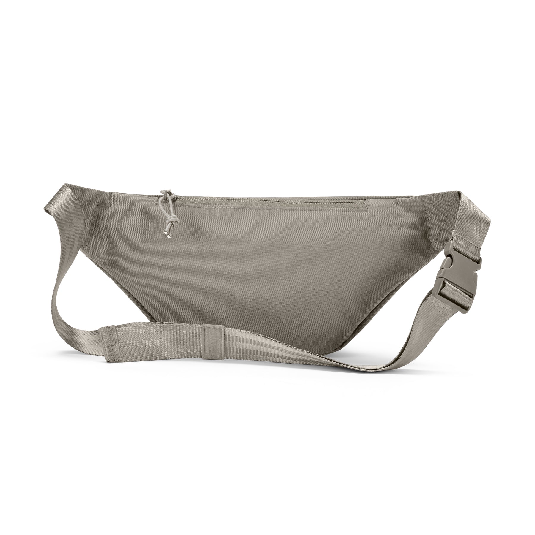 Große Bauchtasche 'Erik Large' in desert grey mit verstellbarem Gurt und Reißverschlussfach