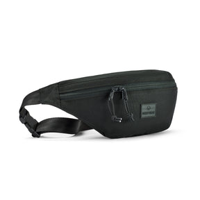 Große schwarze Bauchtasche 'Erik Large' von Johnny Urban mit Reißverschluss und verstellbarem Gurt