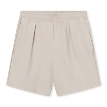 Sandfarbene kurze Hose aus der Mason Set Kollektion mit elastischem Bund und Seitentaschen
