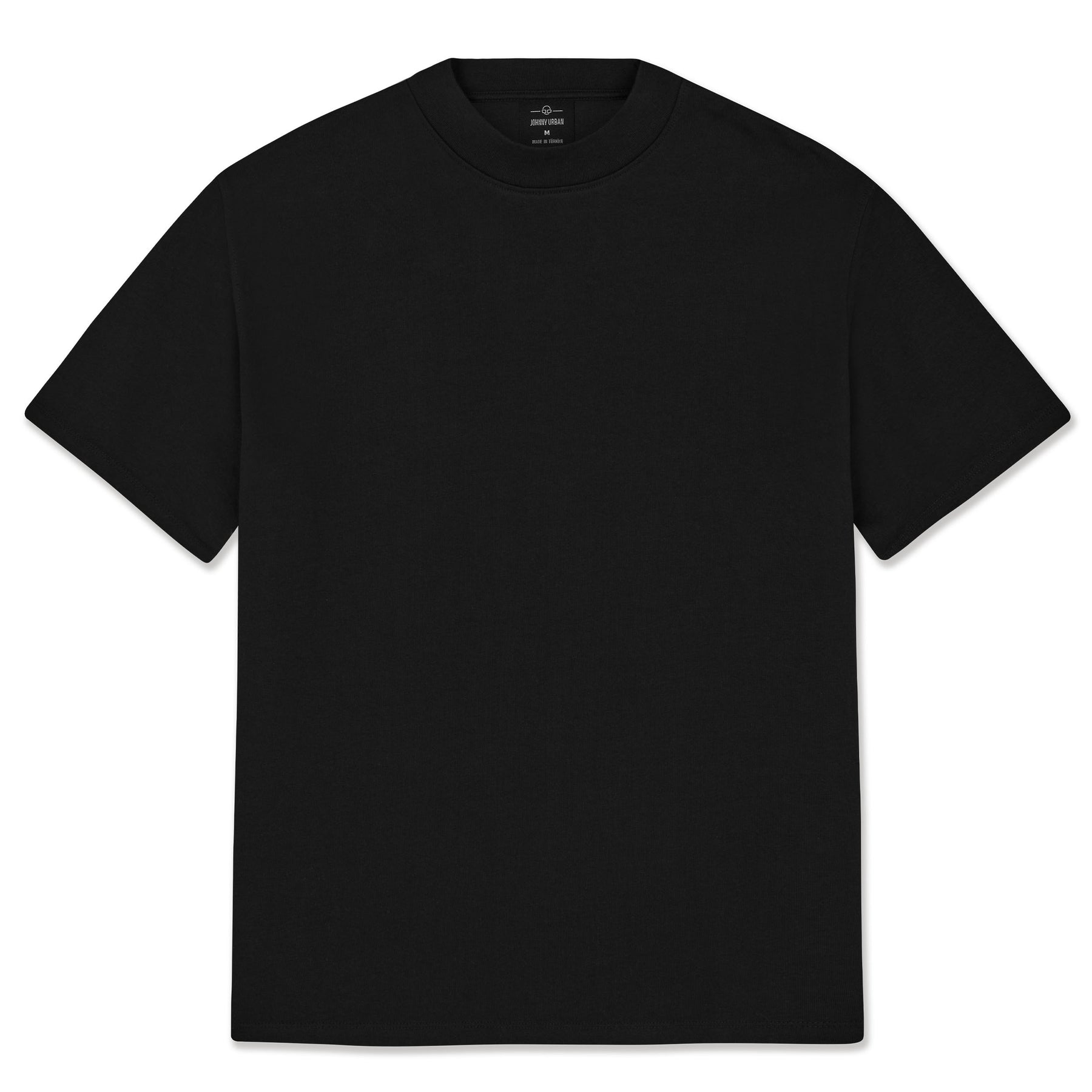 Schwarzes Oversize-T-Shirt 'Sammy Chrome Butterfly' von Johnny Urban aus Baumwolle