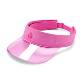 Sonnenschutz-Visier 'Joy' in Pink mit transparentem Schild und verstellbarem Band