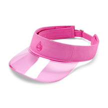 Sonnenschutz-Visier 'Joy' in Pink mit transparentem Schild und verstellbarem Band