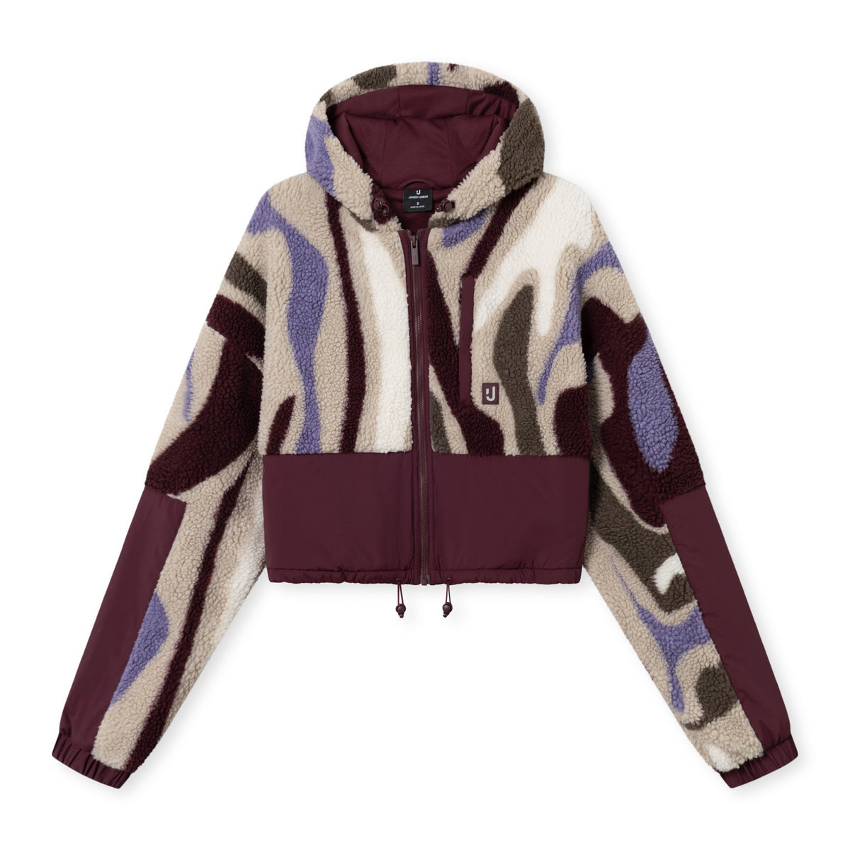 Cropped Teddy Fleecejacke "Carey"