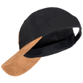 Johnny Urban Baseball-Cap 'Dean' mit schwarzer Krone und braunem, gebogenem Schirm