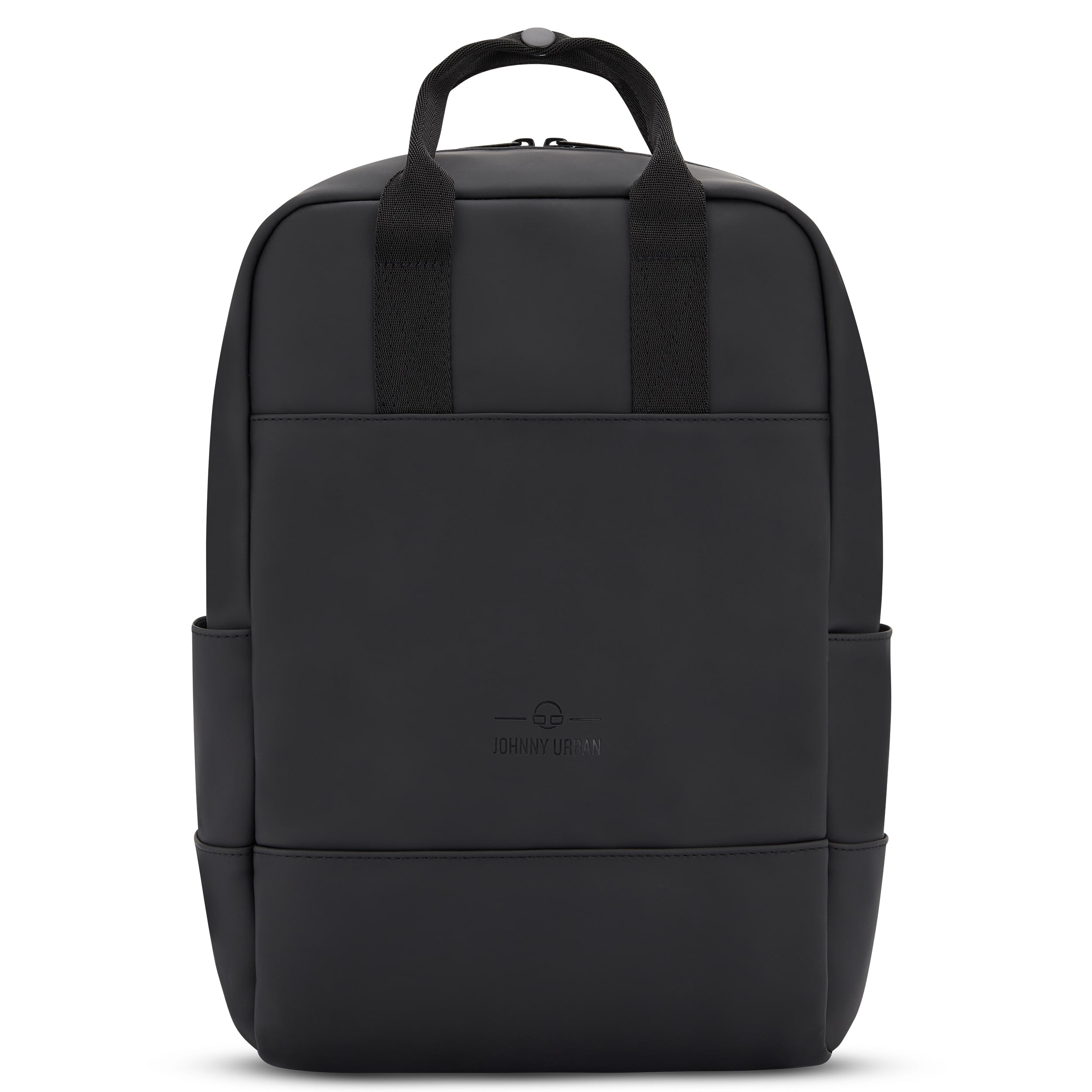 Schwarzer Damen-Rucksack »Hailey« von Johnny Urban mit zwei Tragegriffen und seitlichen Taschen