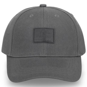 Dunkelgraue Johnny Urban Cap 'Dean' mit gebogenem Schirm und Lederpatch oben