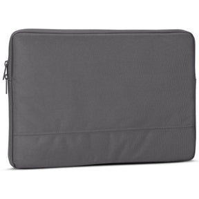 Graue Laptop Hülle Jake für 13-16 Zoll Laptops aus robustem Material mit Reißverschluss