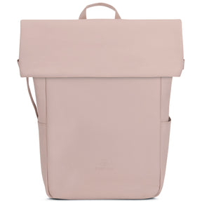 Rolltop Rucksack 'Henry' in rosa mit minimalistischem Design und Tragegriff