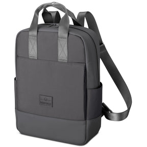Grauer Tagesrucksack 'Jona Medium' von Johnny Urban mit zwei Henkelgriffen und verstellbaren Schulterriemen